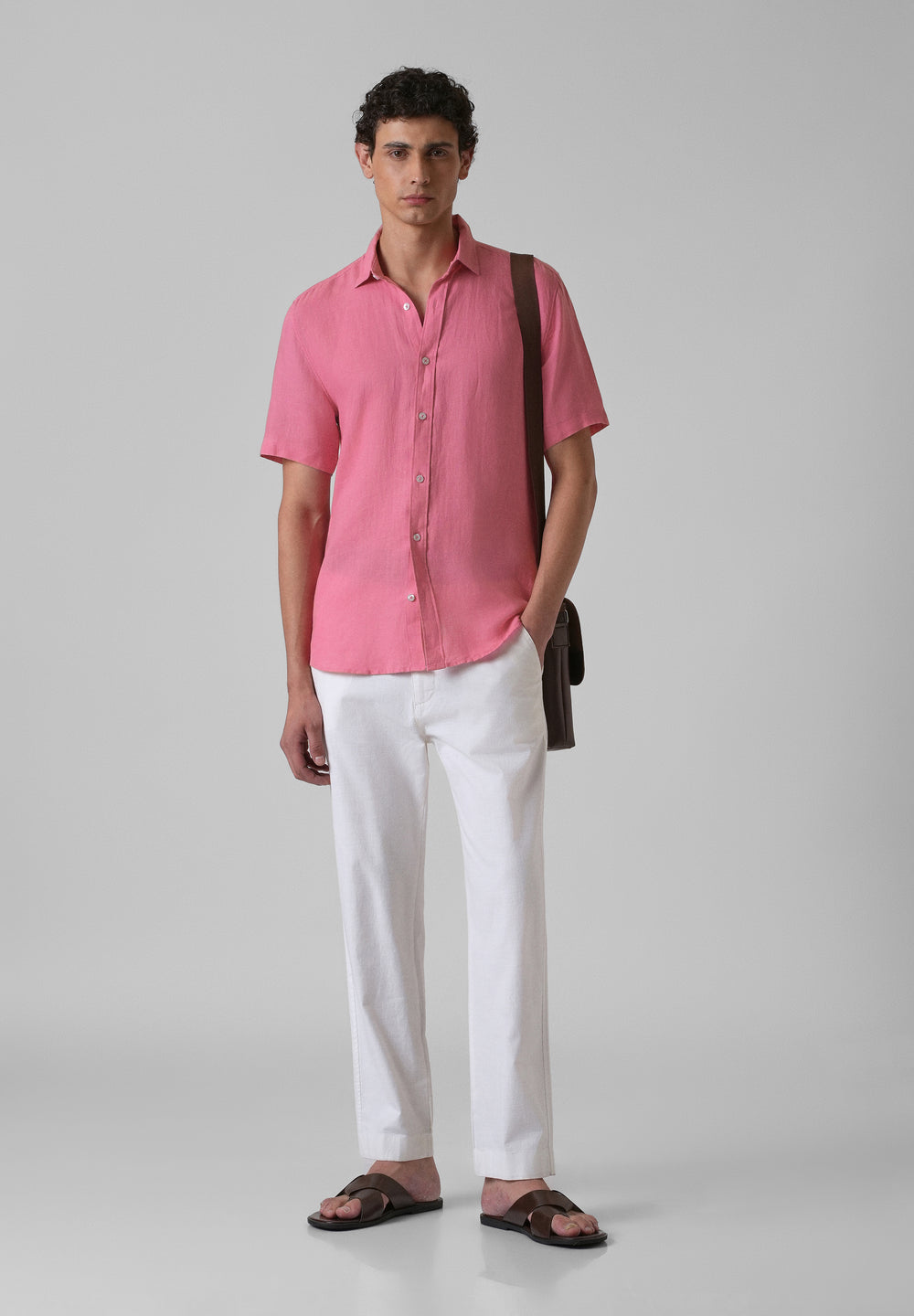 Fandango Pink Linen Shirt