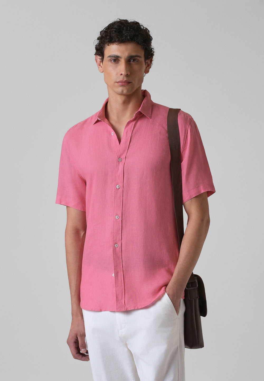 Fandango Pink Linen Shirt