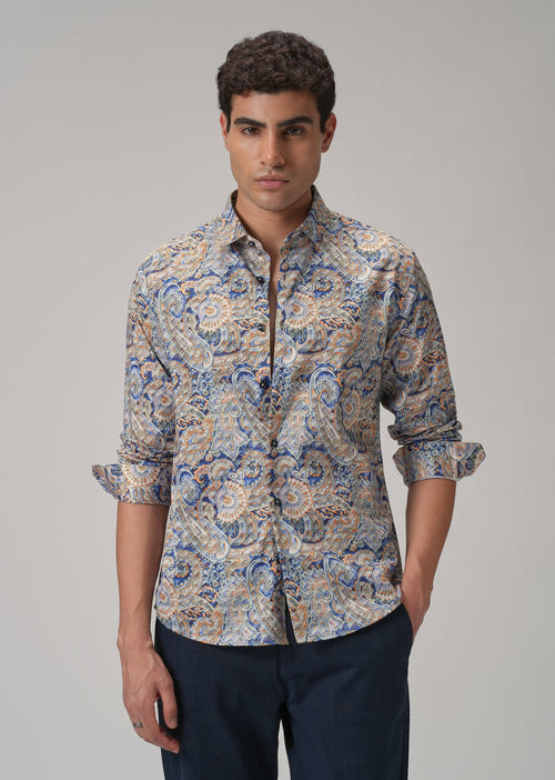 Fantasy Printed Full-Sleeves Shirt