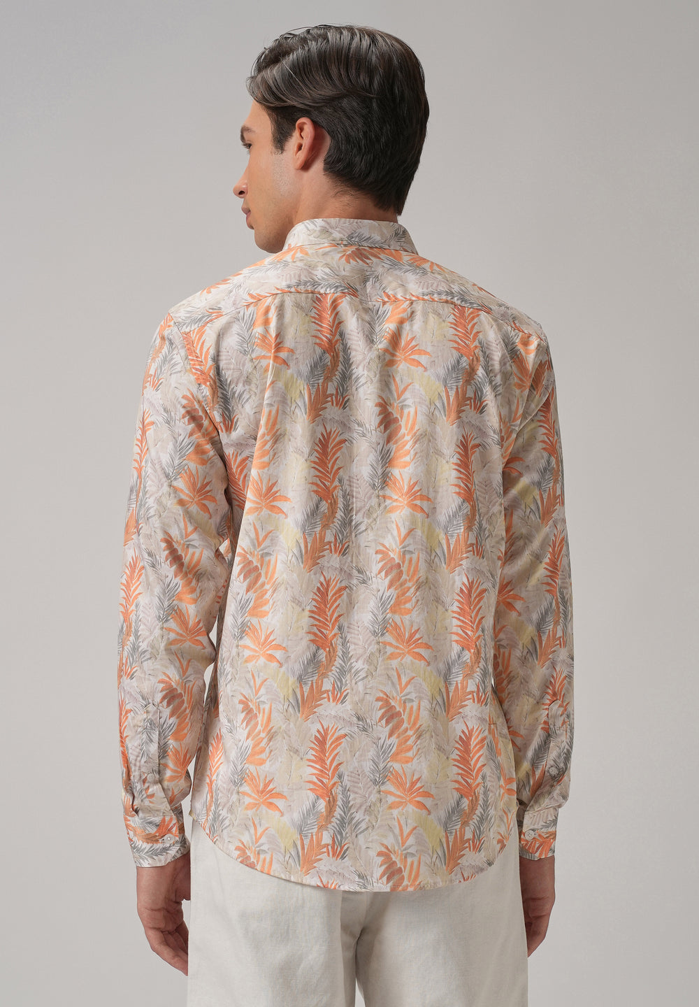 Feather Floral Printed Shirt