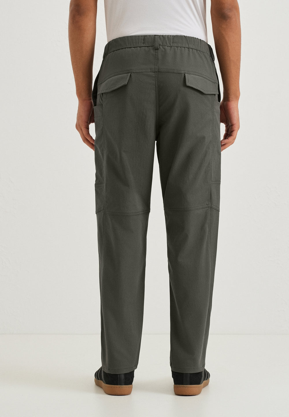 Fern Green Drawstring Panel Cargo