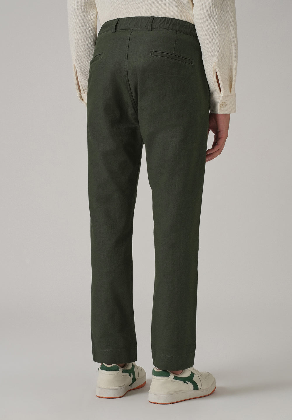 Fern Green Cotton Trouser