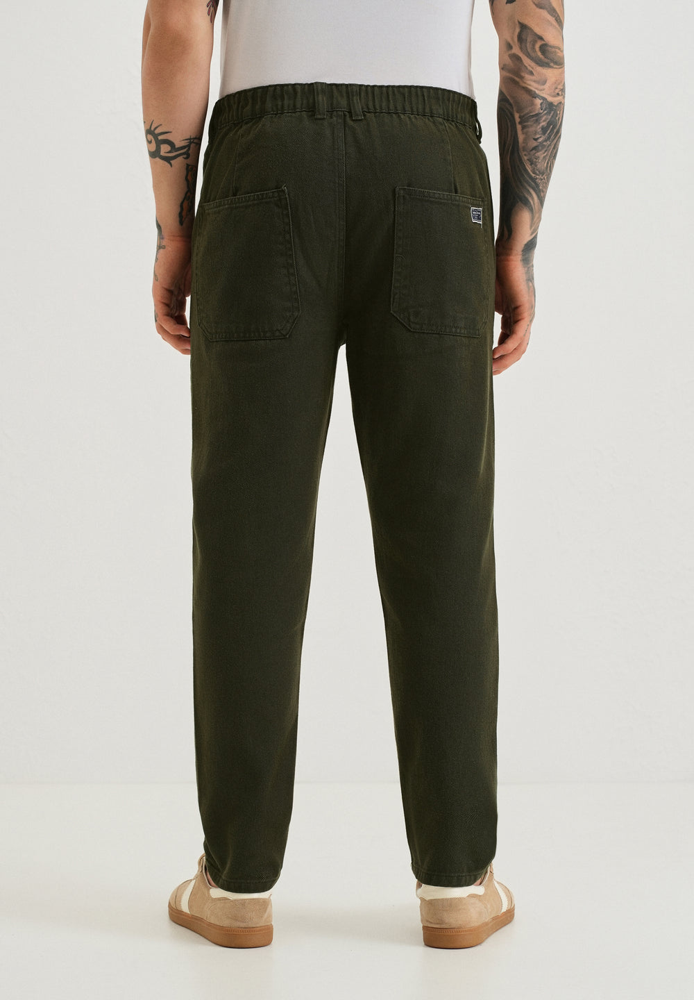 Fern Olive Drill Denim