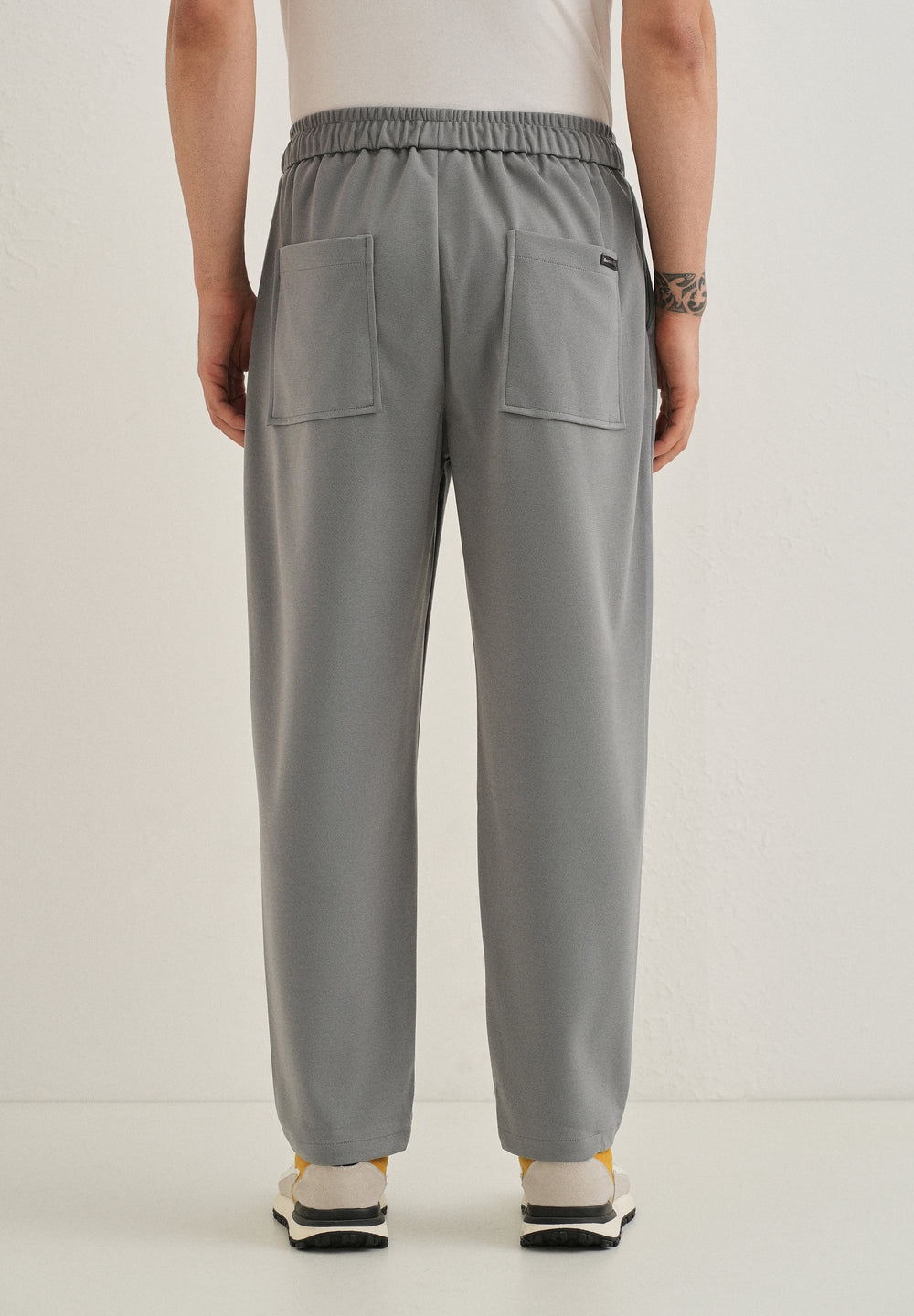 Flexi Ash Grey Korean Trouser