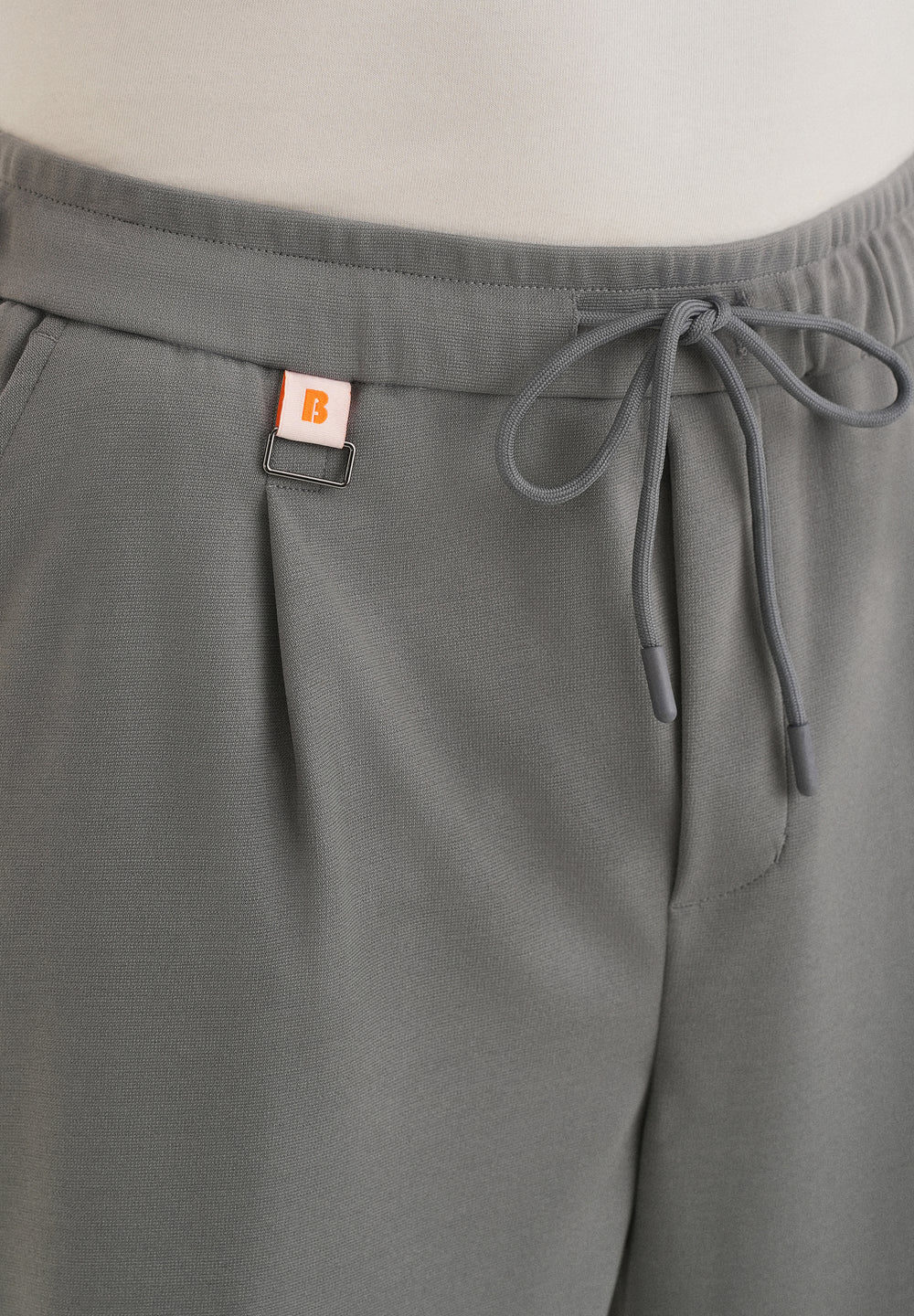 Flexi Ash Grey Korean Trouser