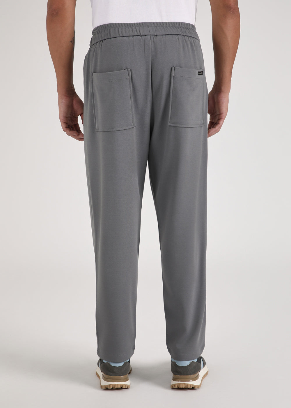 Flexi Ash Grey Korean Trouser