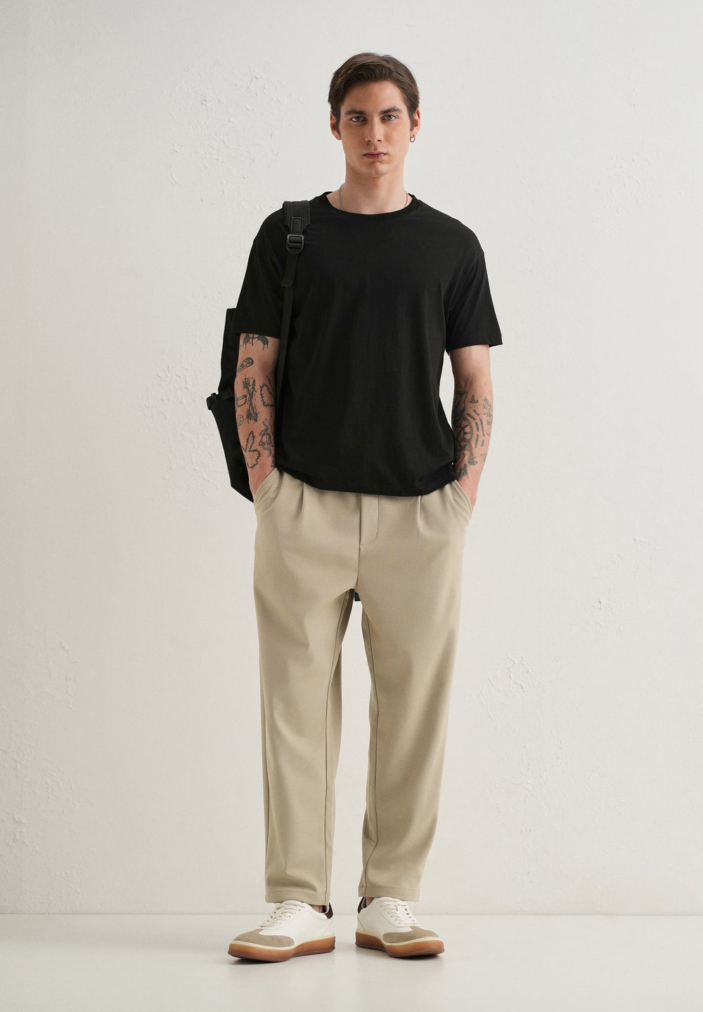 Flexi Beige Korean Trouser