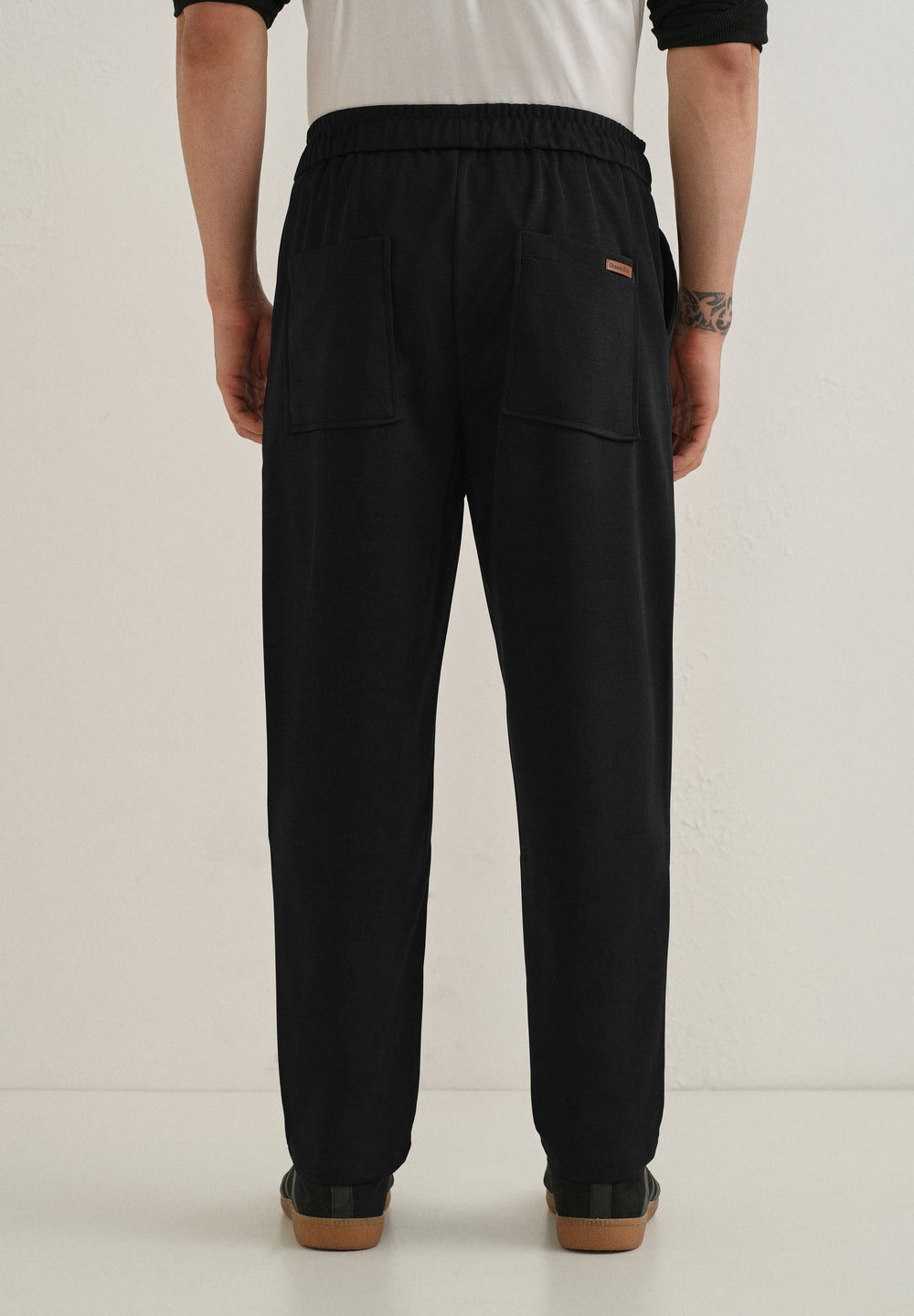 Flexi Black Korean Trouser