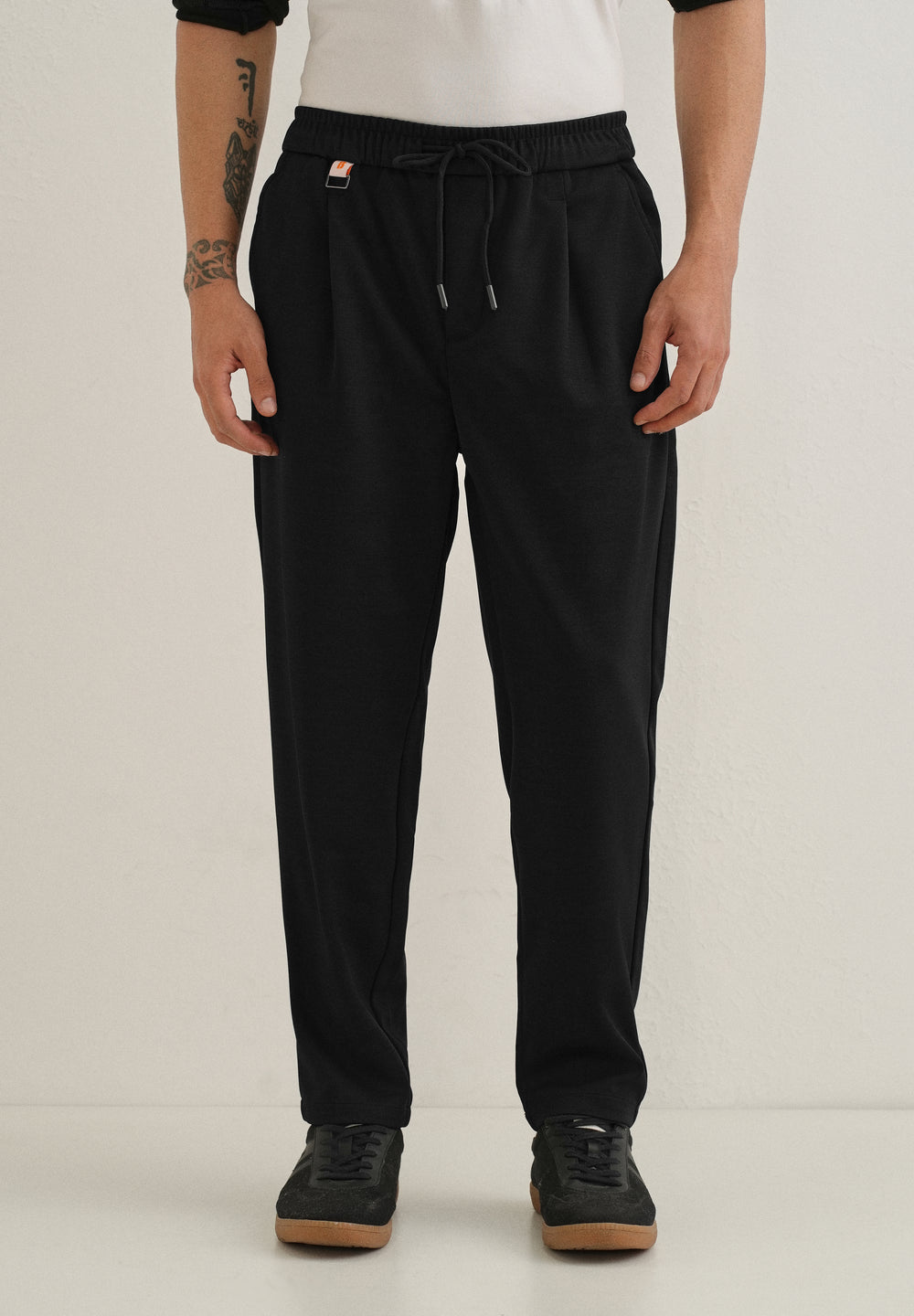 Flexi Black Korean Trouser