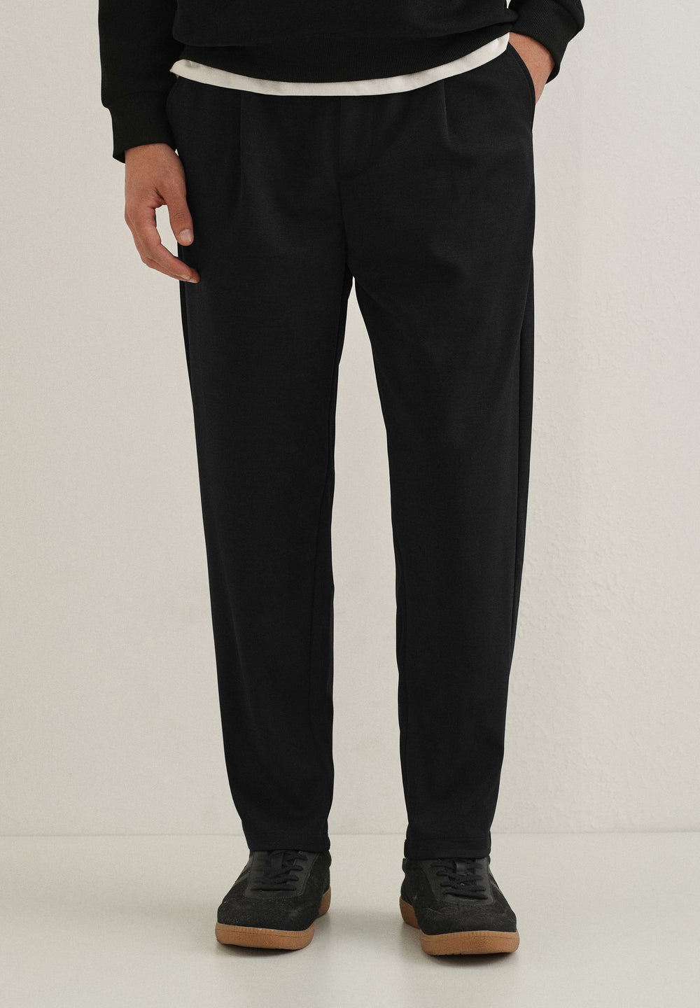 Flexi Black Korean Trouser