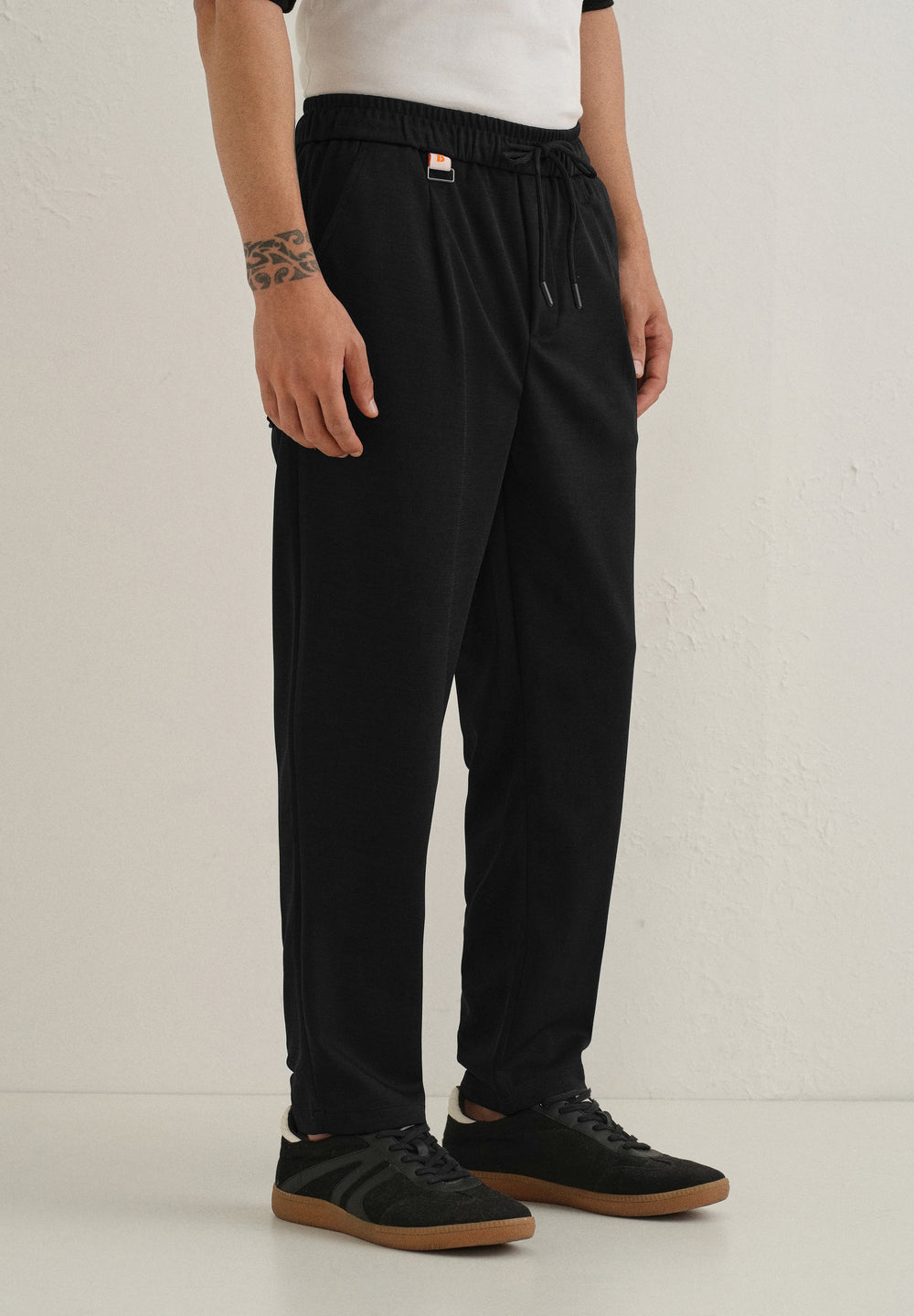 Flexi Black Korean Trouser