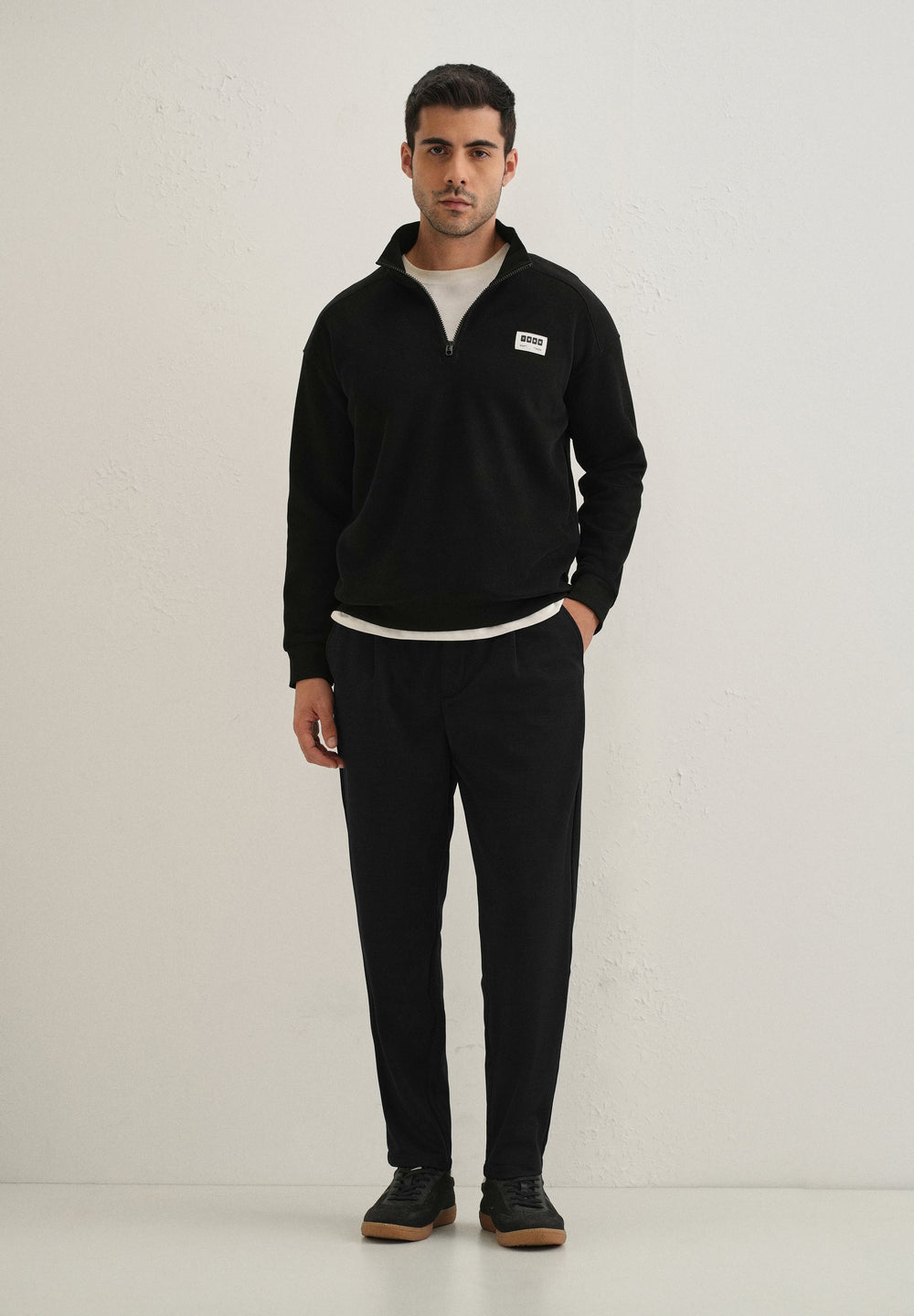 Flexi Black Korean Trouser