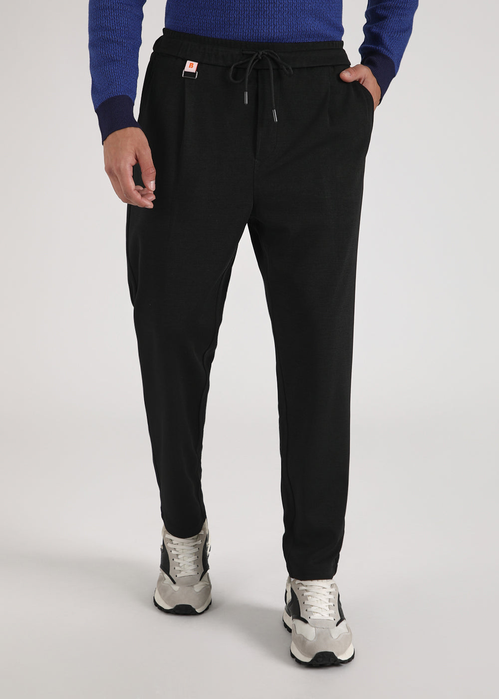 Flexi Black Korean Trouser