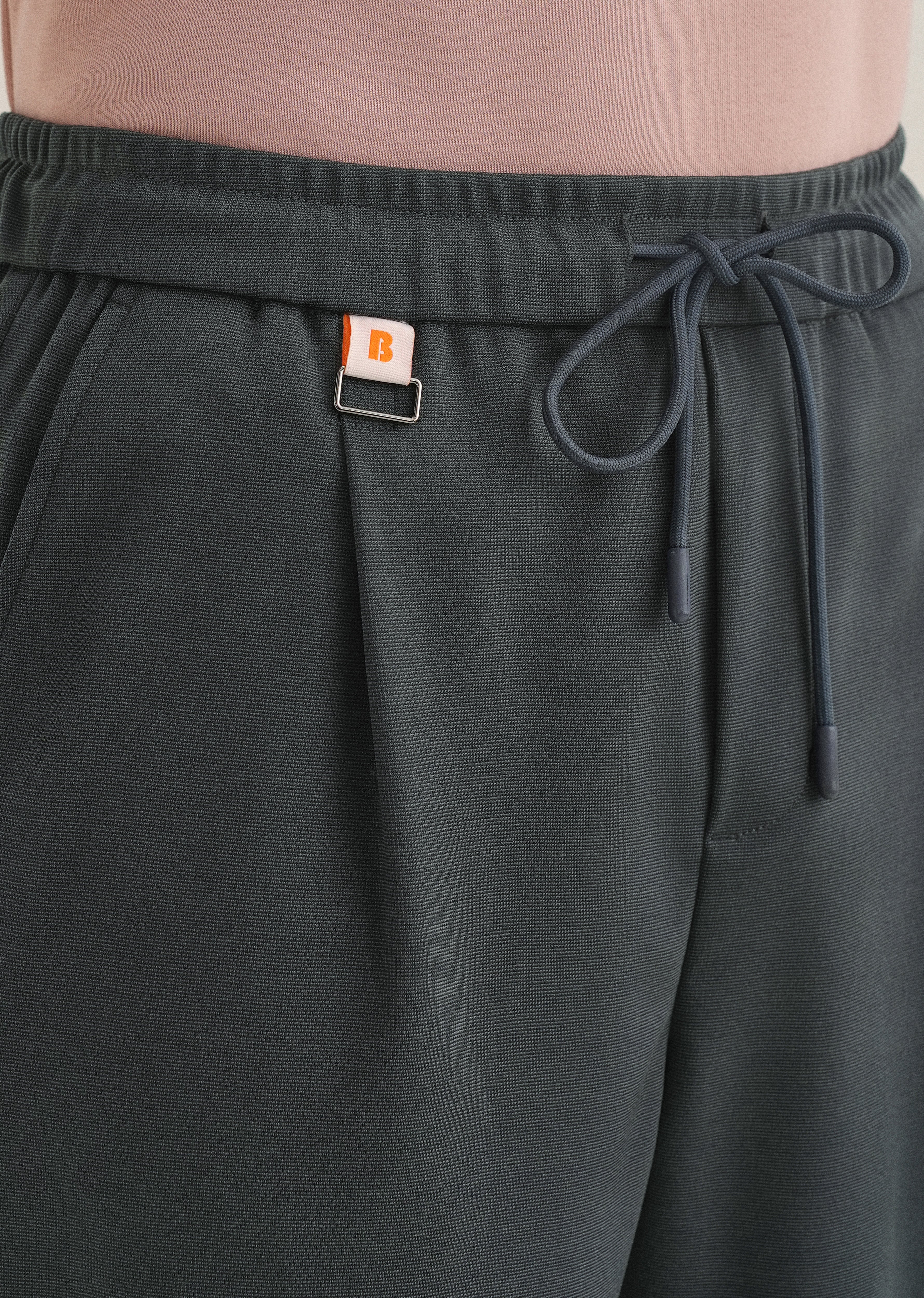 Flexi Dark Grey Korean Trouser