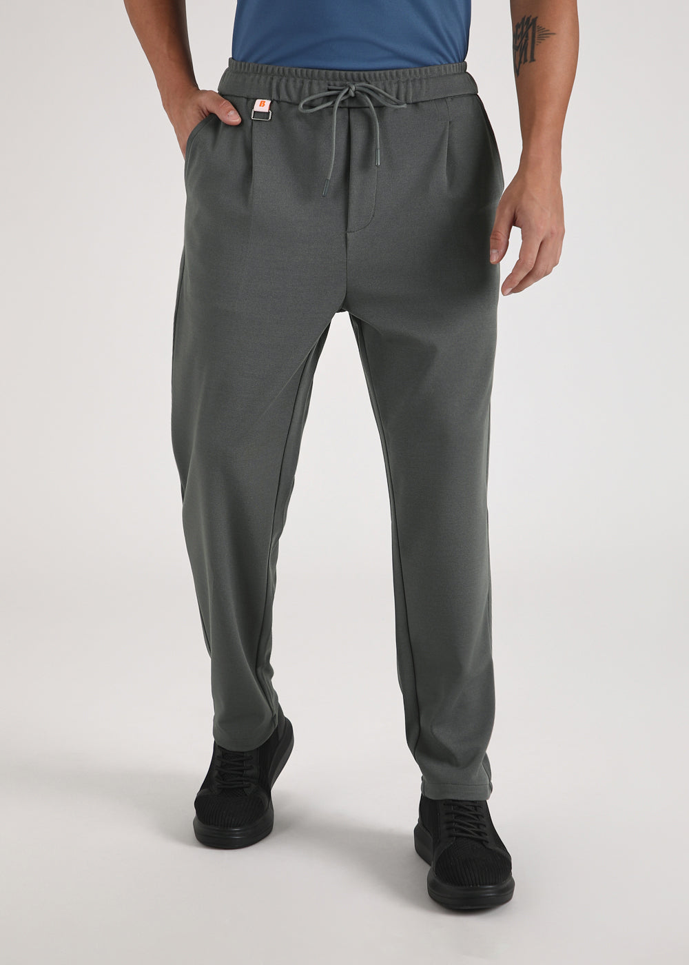 Flexi Grey Korean Trousers