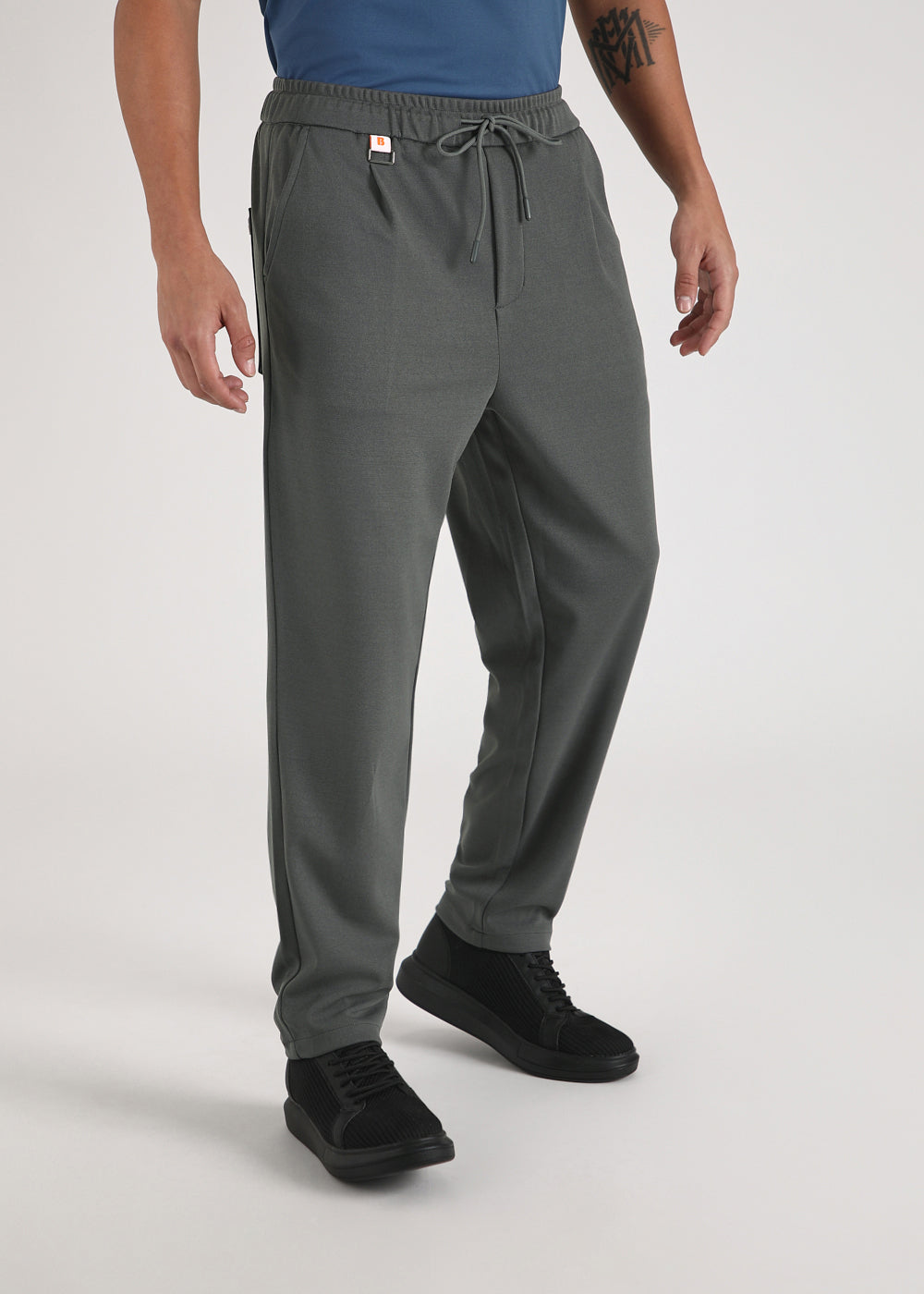 Flexi Grey Korean Trousers