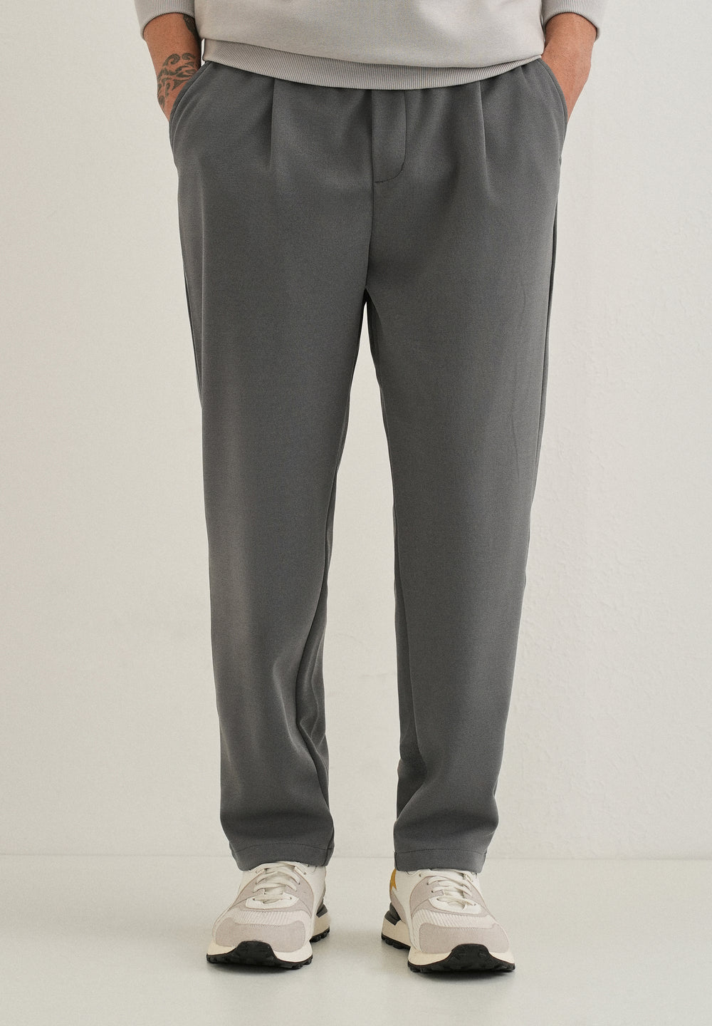 Flexi Grey Korean Trouser