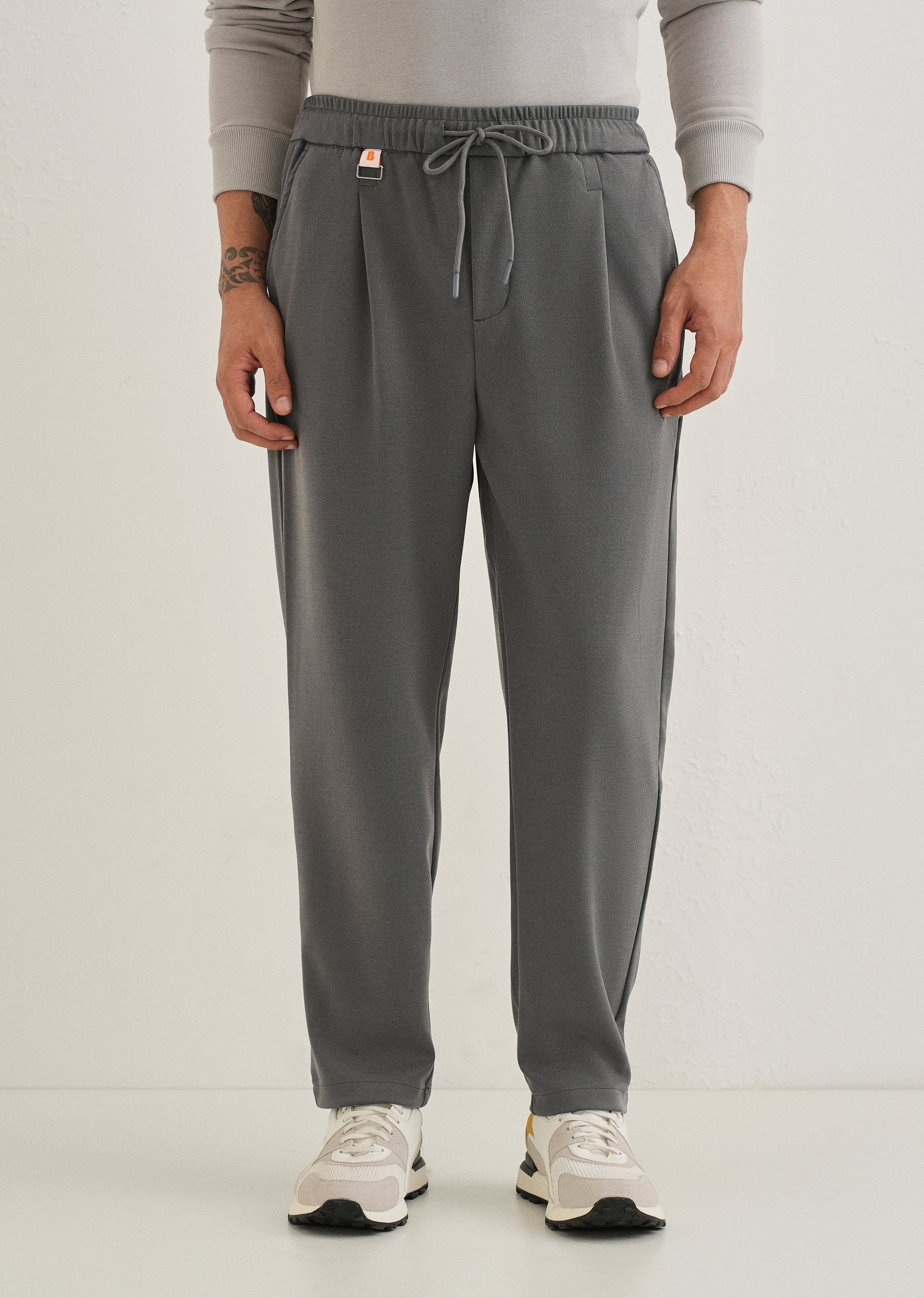 Flexi Grey Korean Trouser