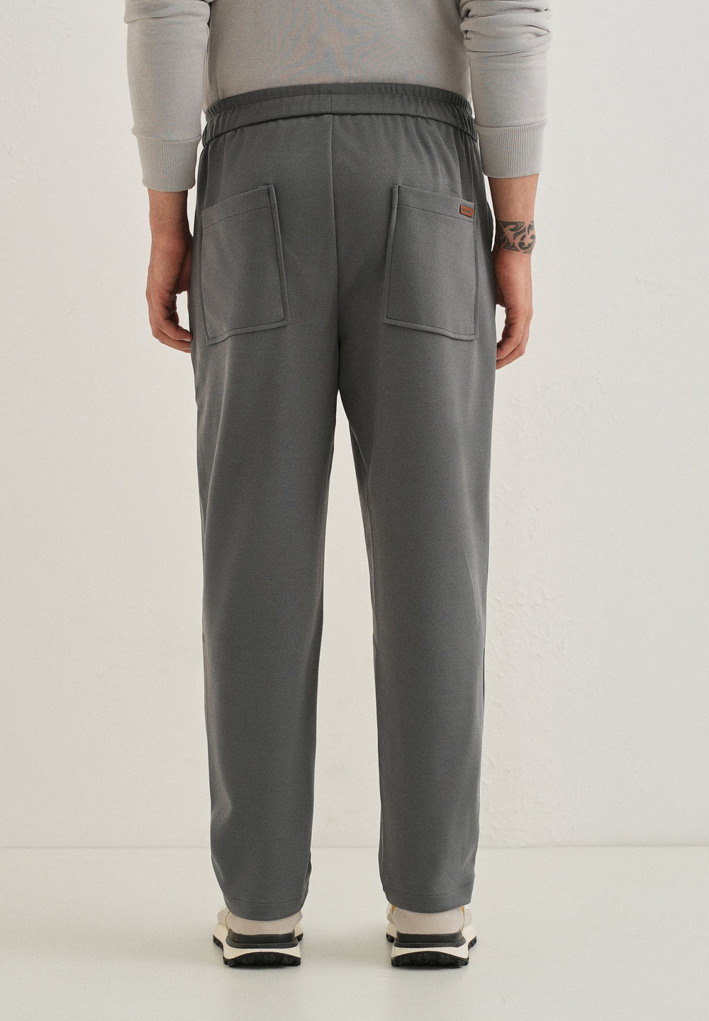 Flexi Grey Korean Trouser