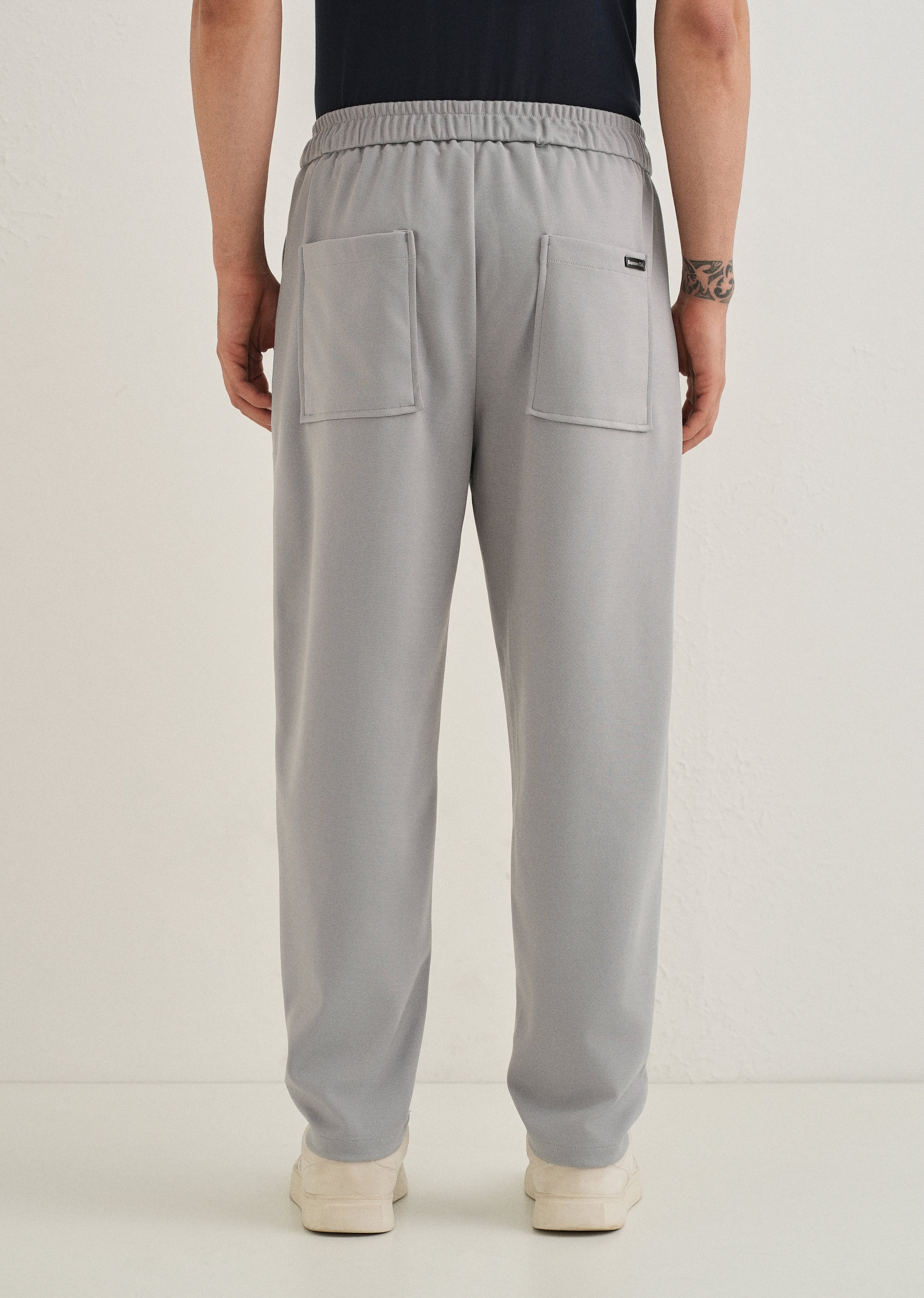 Flexi Light Grey Korean Trouser