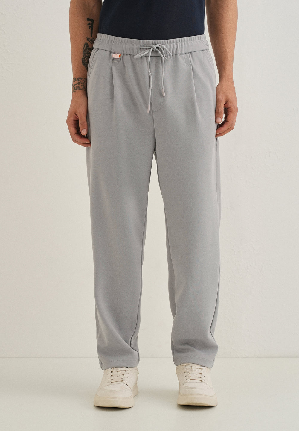 Flexi Light Grey Korean Trouser