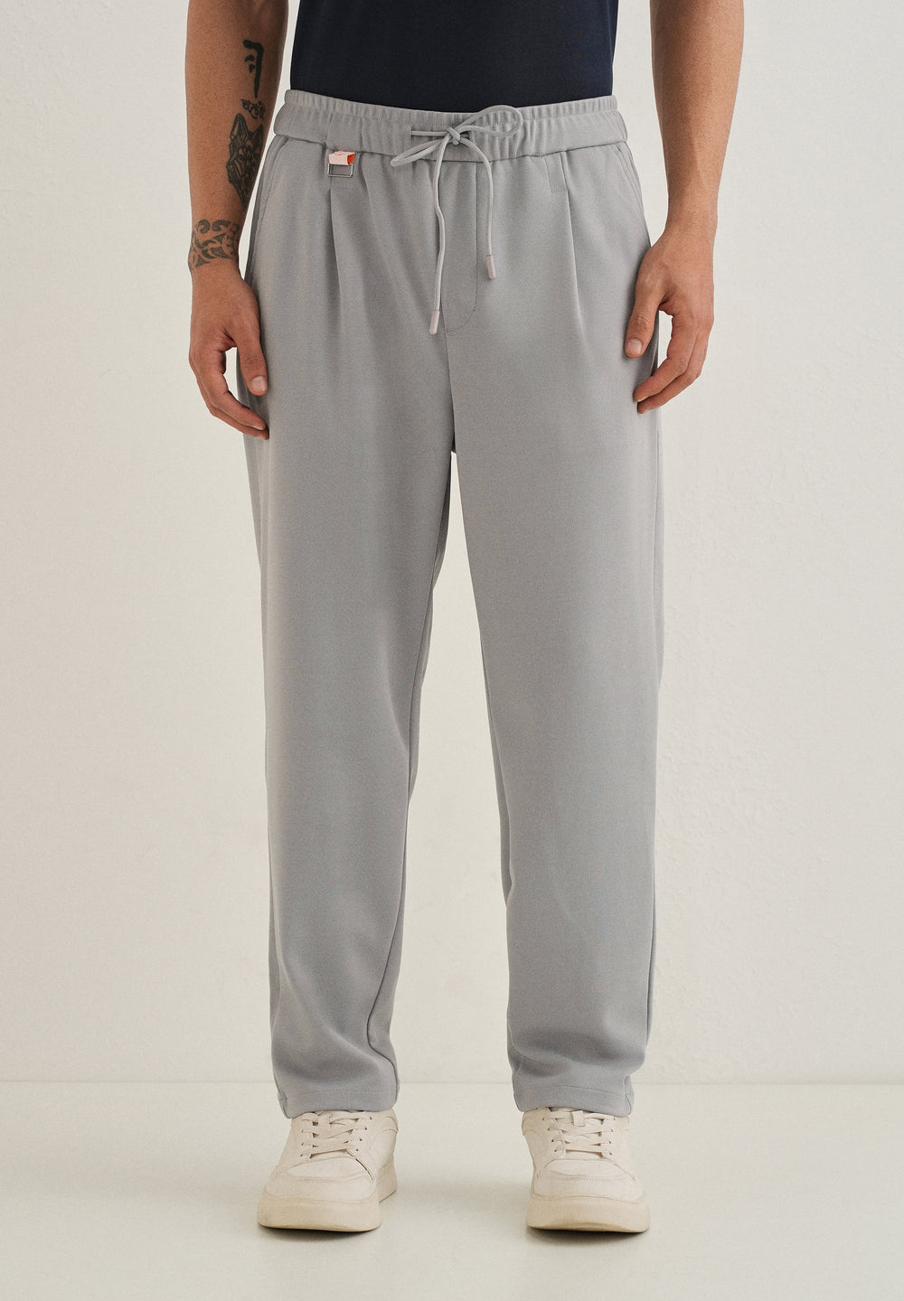 Flexi Light Grey Korean Trouser