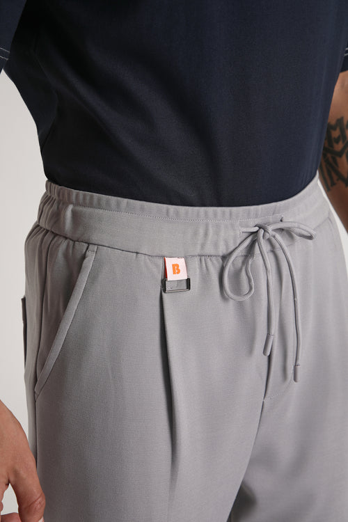 Flexi Light Grey Korean Trouser