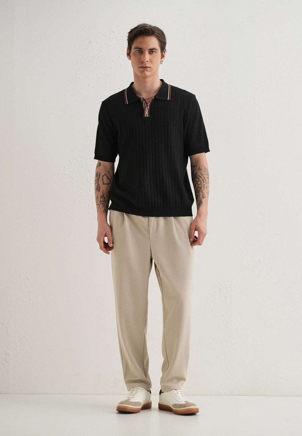 Flexi Sand Beige Korean Trouser