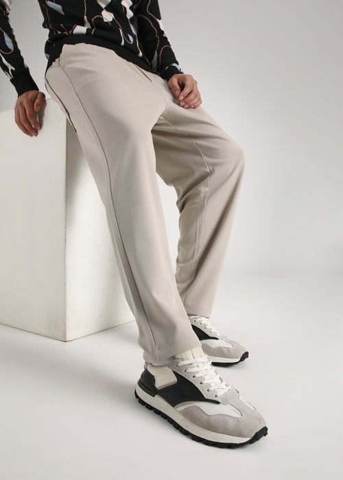 Flexi Sand Beige Korean Trouser