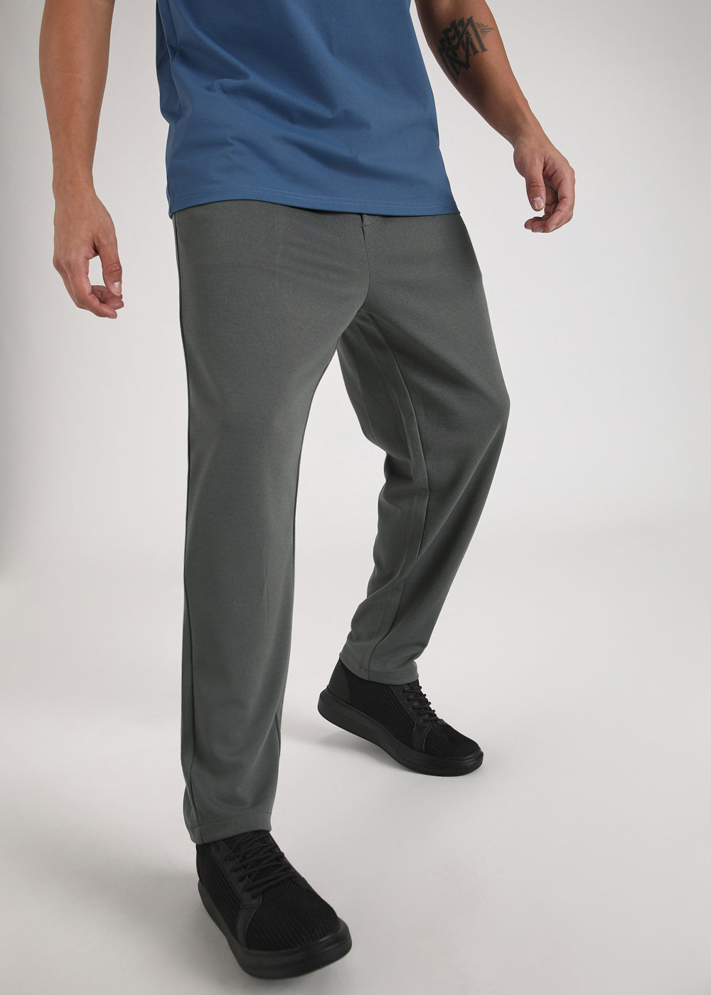 Flexi Grey Korean Trouser