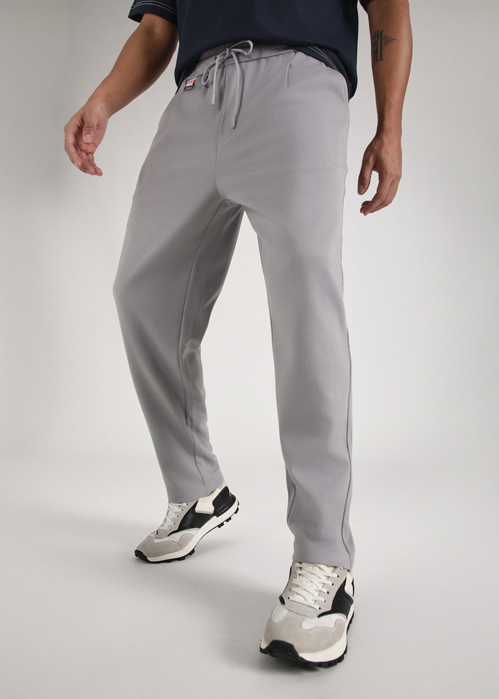 Flexi Light Grey Korean Trouser