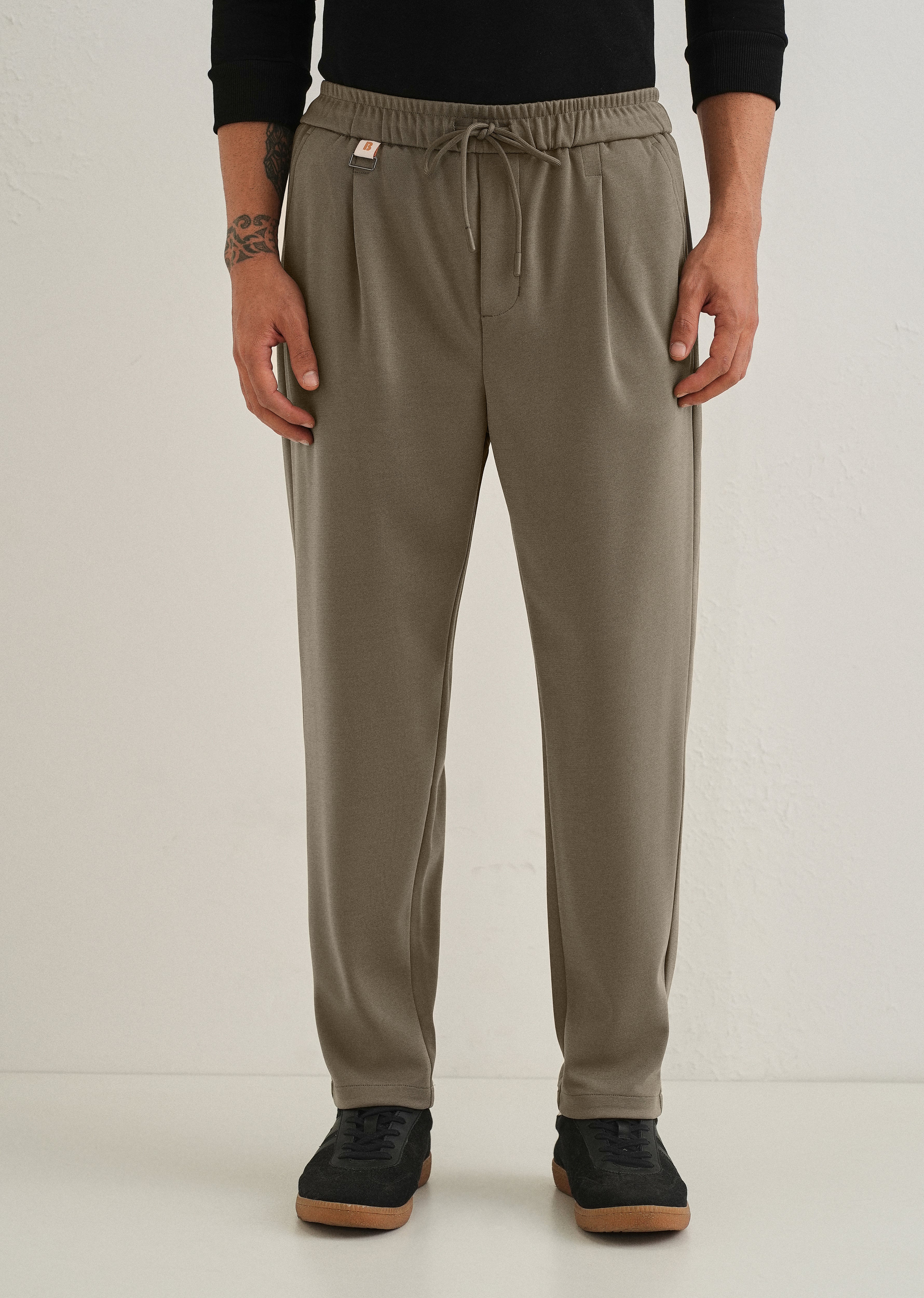 Flexi Sage Green Korean Trouser