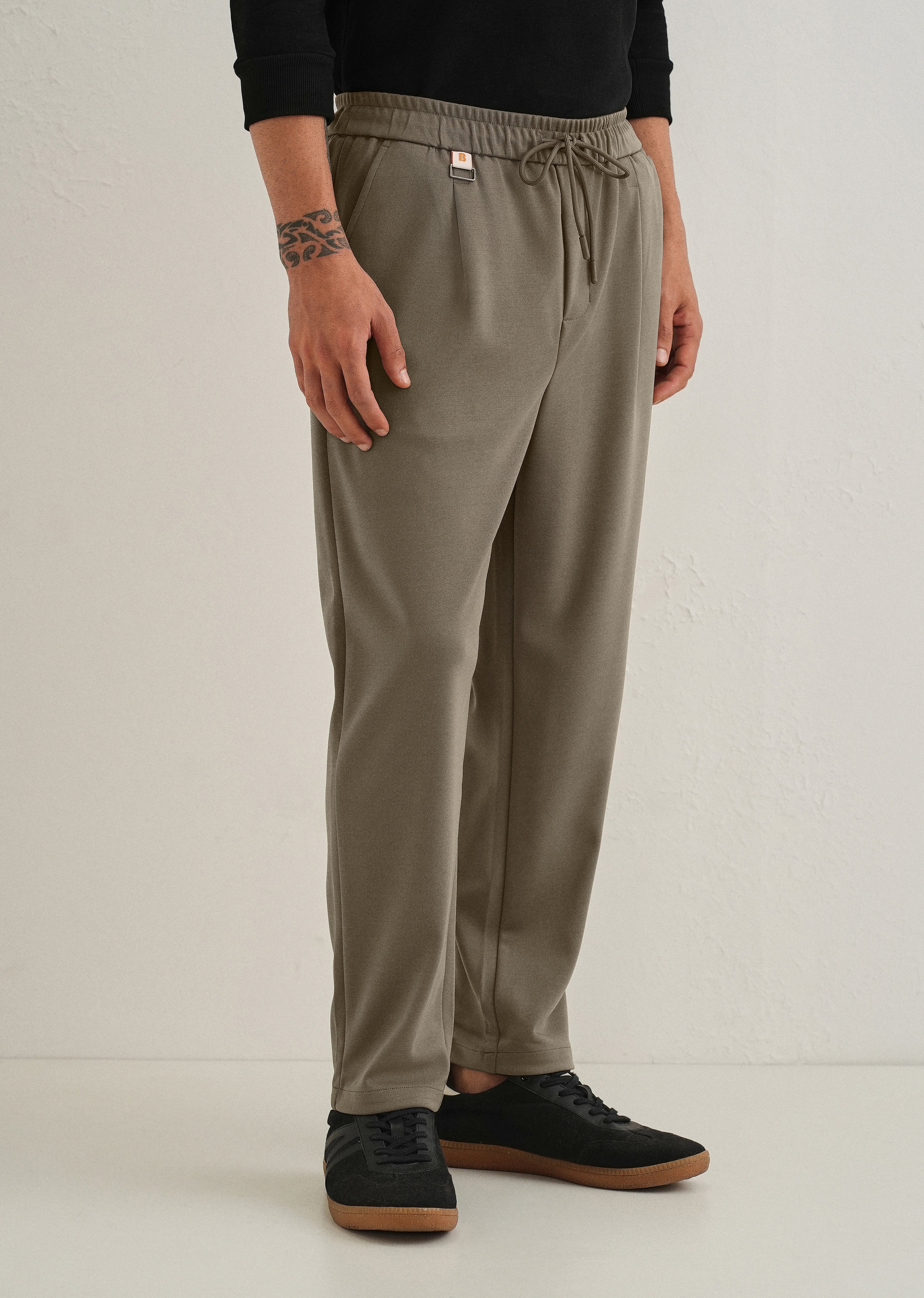 Flexi Sage Green Korean Trouser