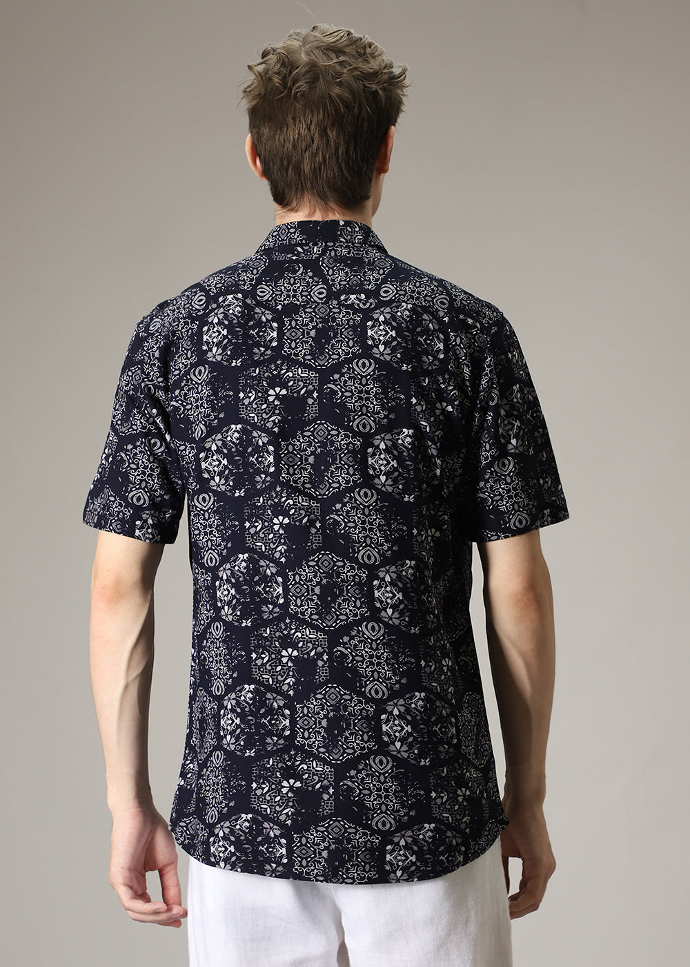 Flora Geo Print Shirt