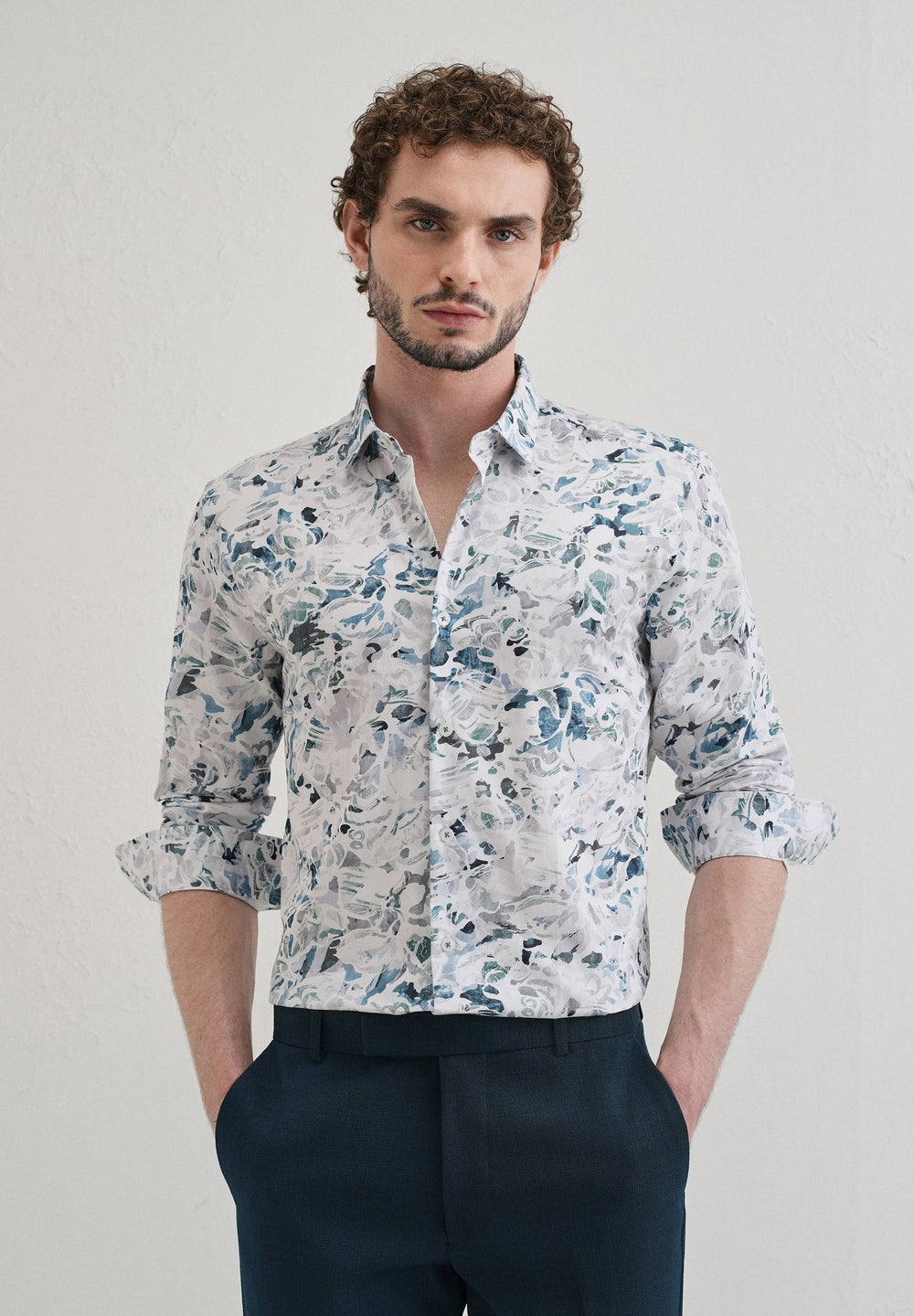 Floral Abstract Printed shirt