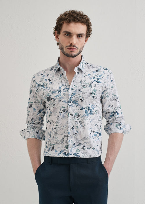 Floral Abstract Printed shirt