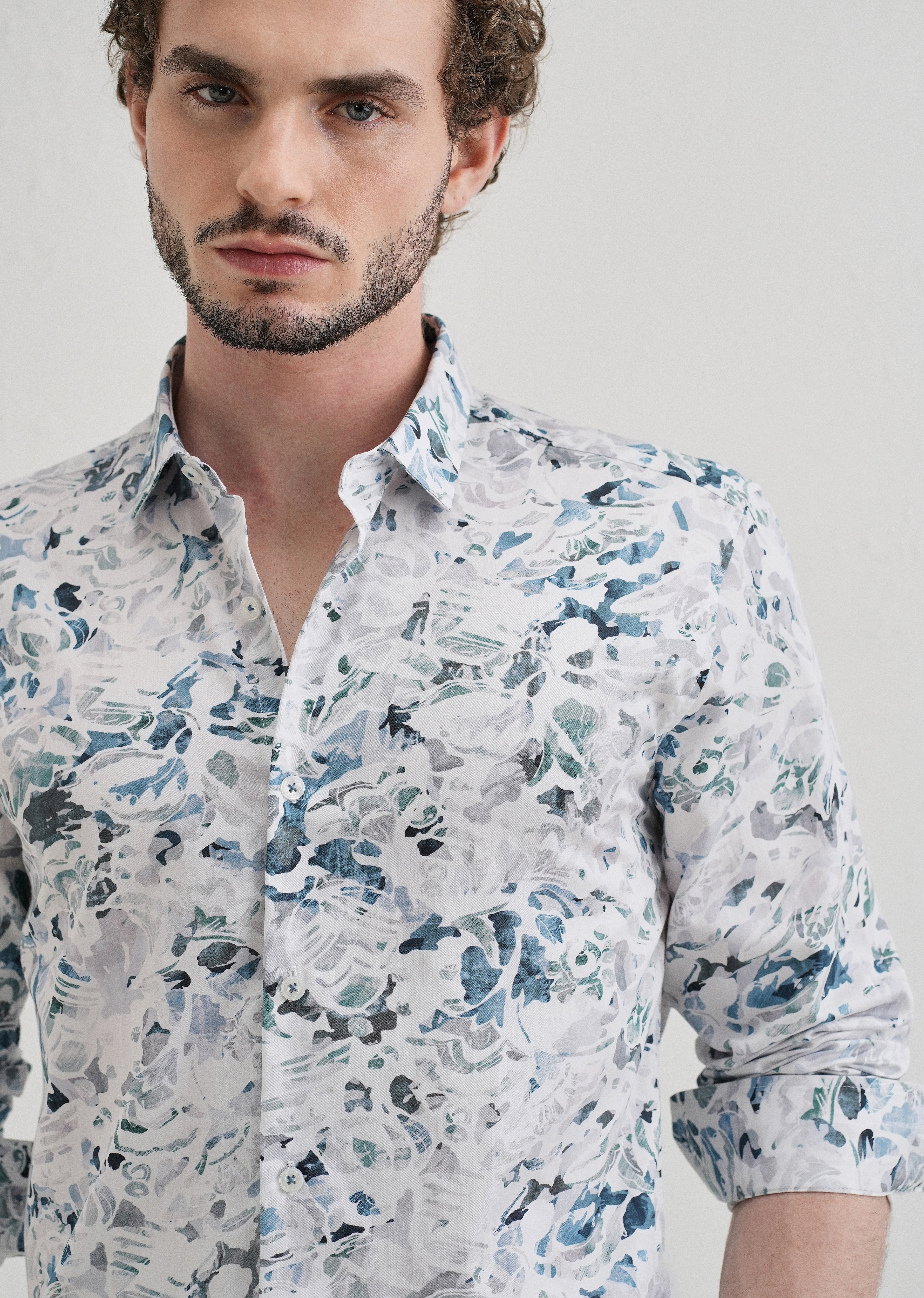 Floral Abstract Printed shirt