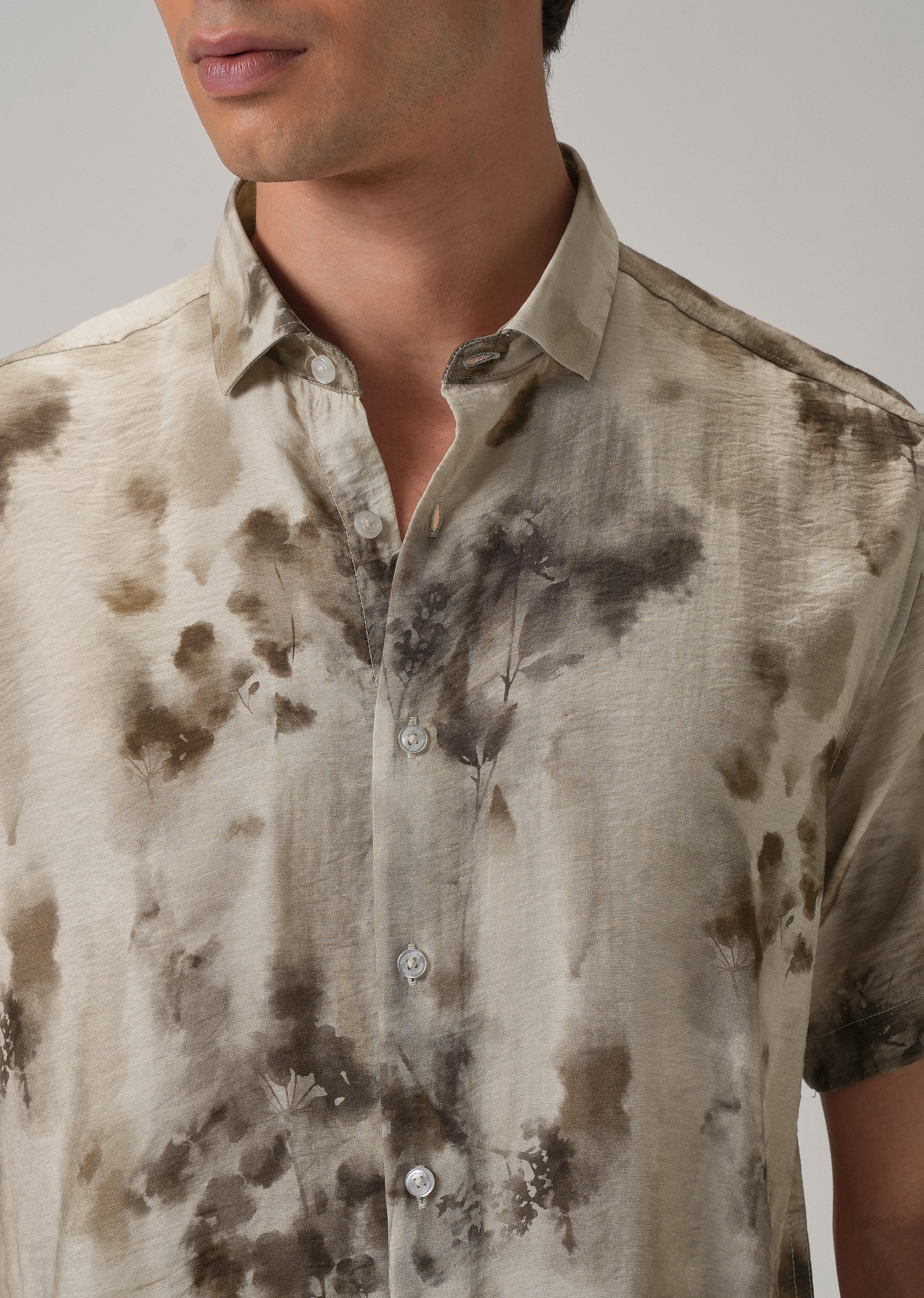 Floral Wash Printed Shirt
