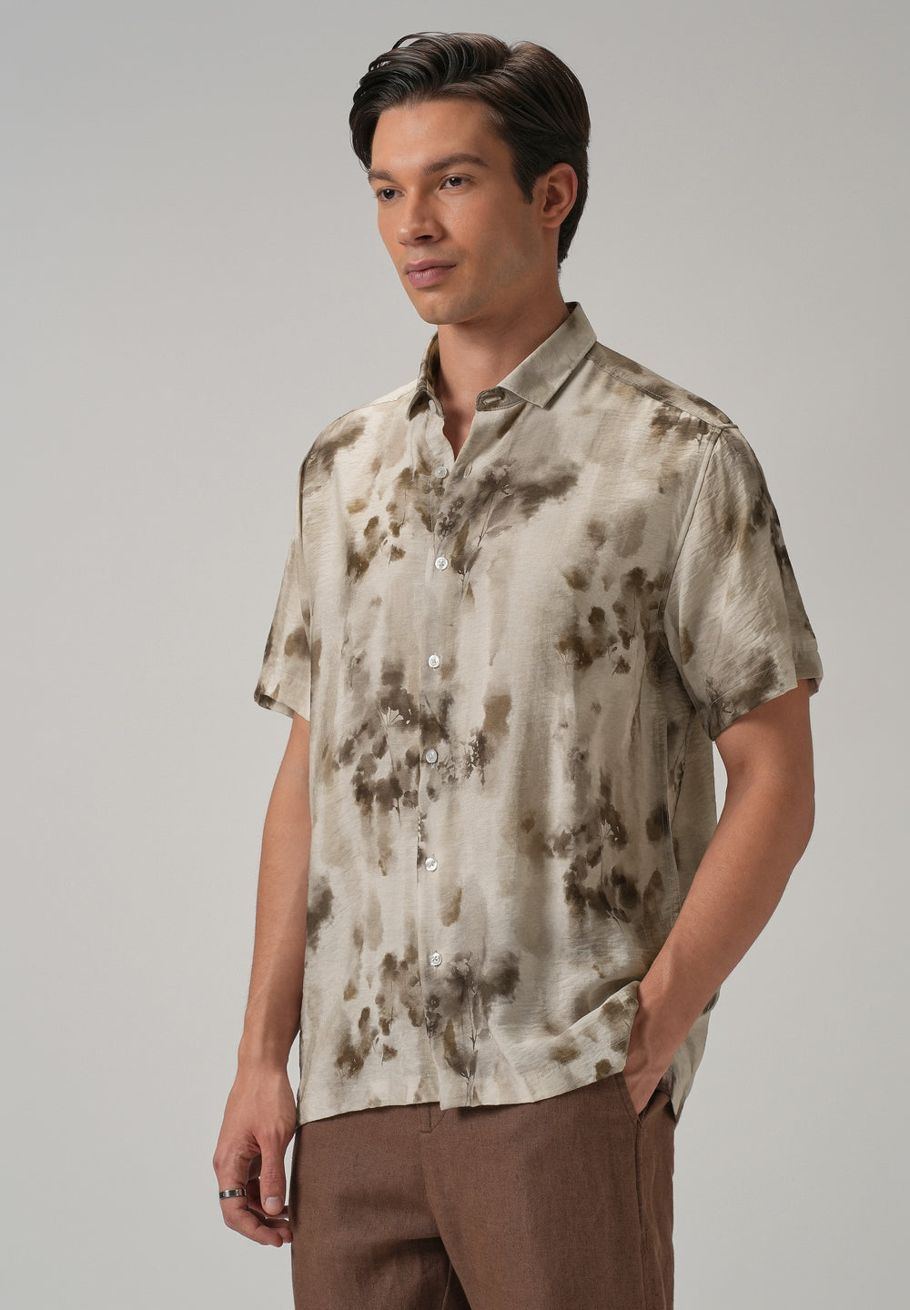 Floral Wash Printed Shirt