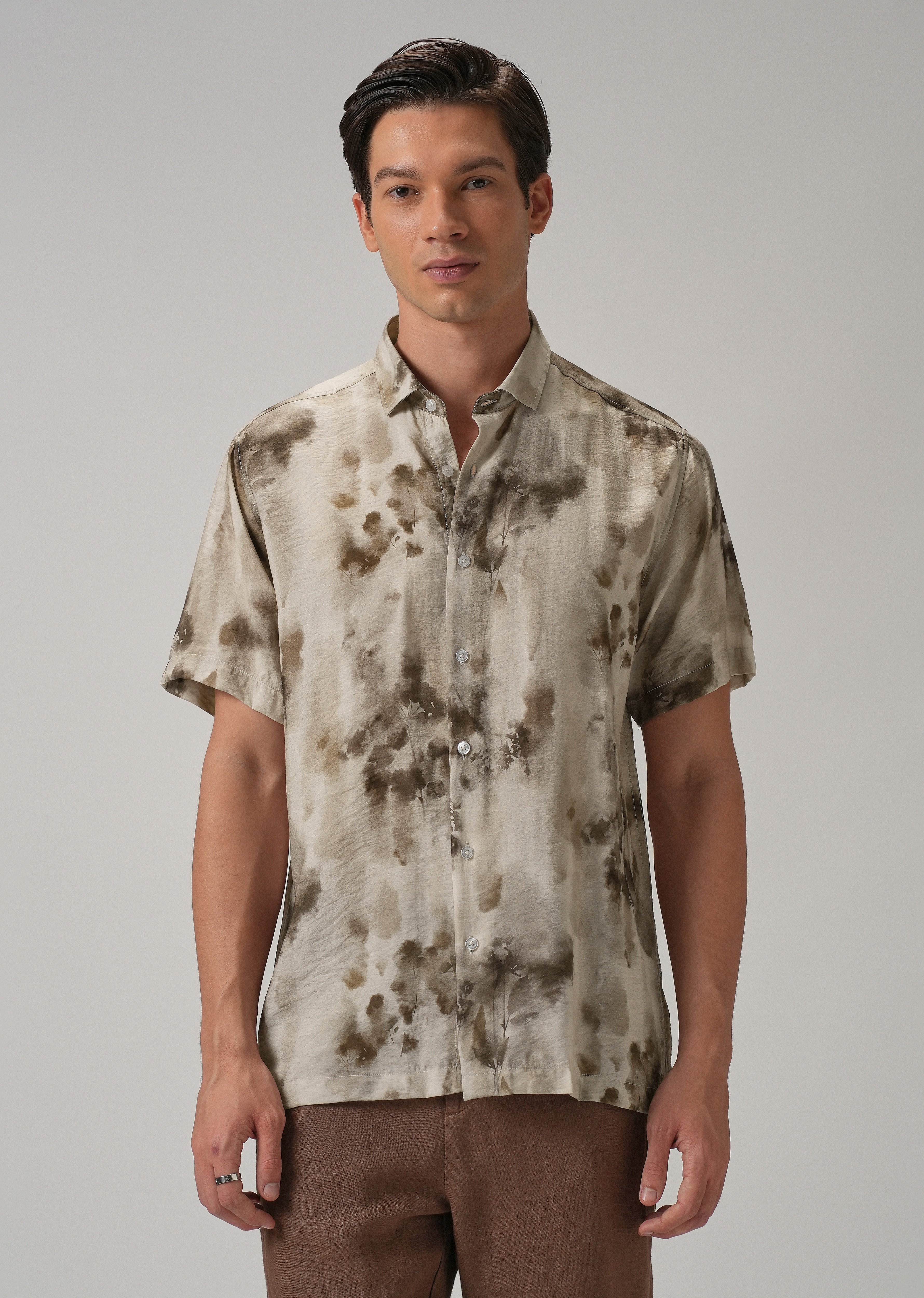 Floral Wash Printed Shirt