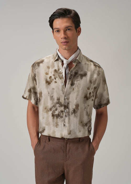 Floral Wash Printed Shirt