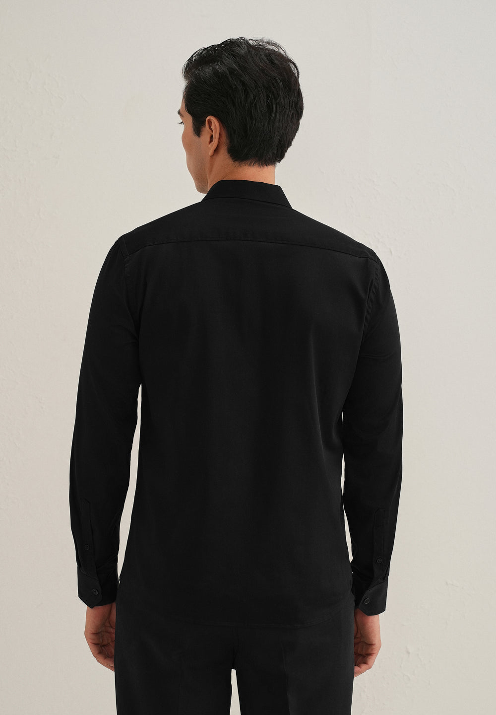 Floral Artistry Black Shirt