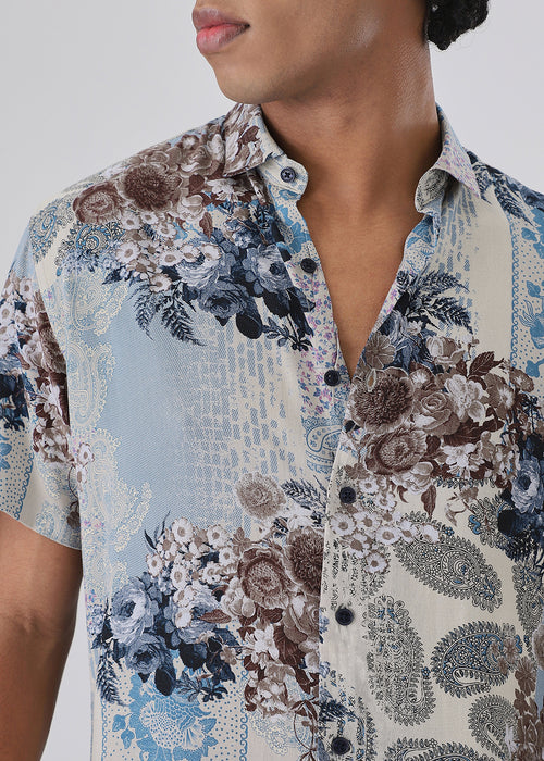 Florets Rose Feather shirt