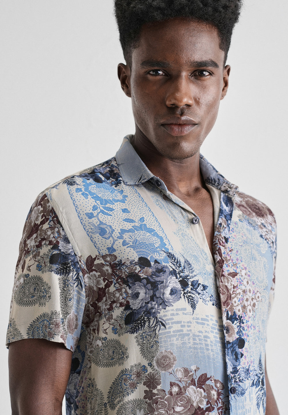 Florets Rose Feather shirt