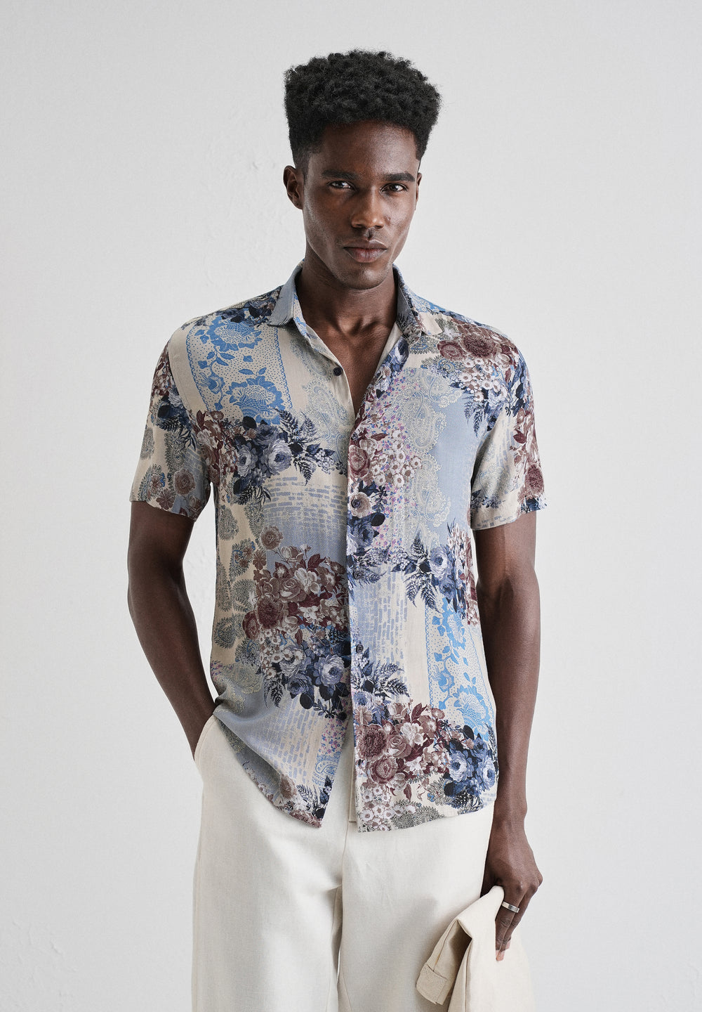 Florets Rose Feather shirt