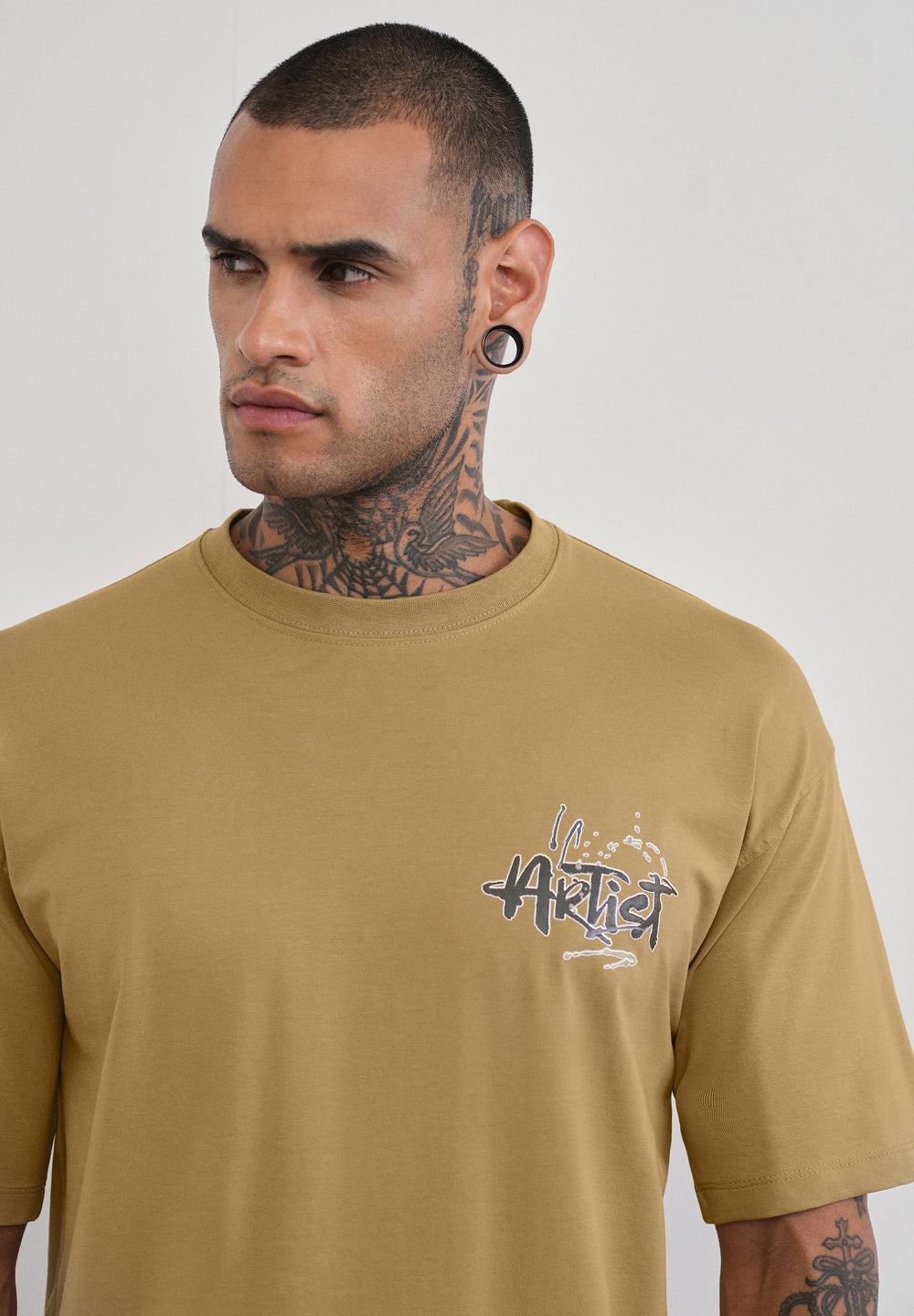 Fly High Mustard Beige T-shirt