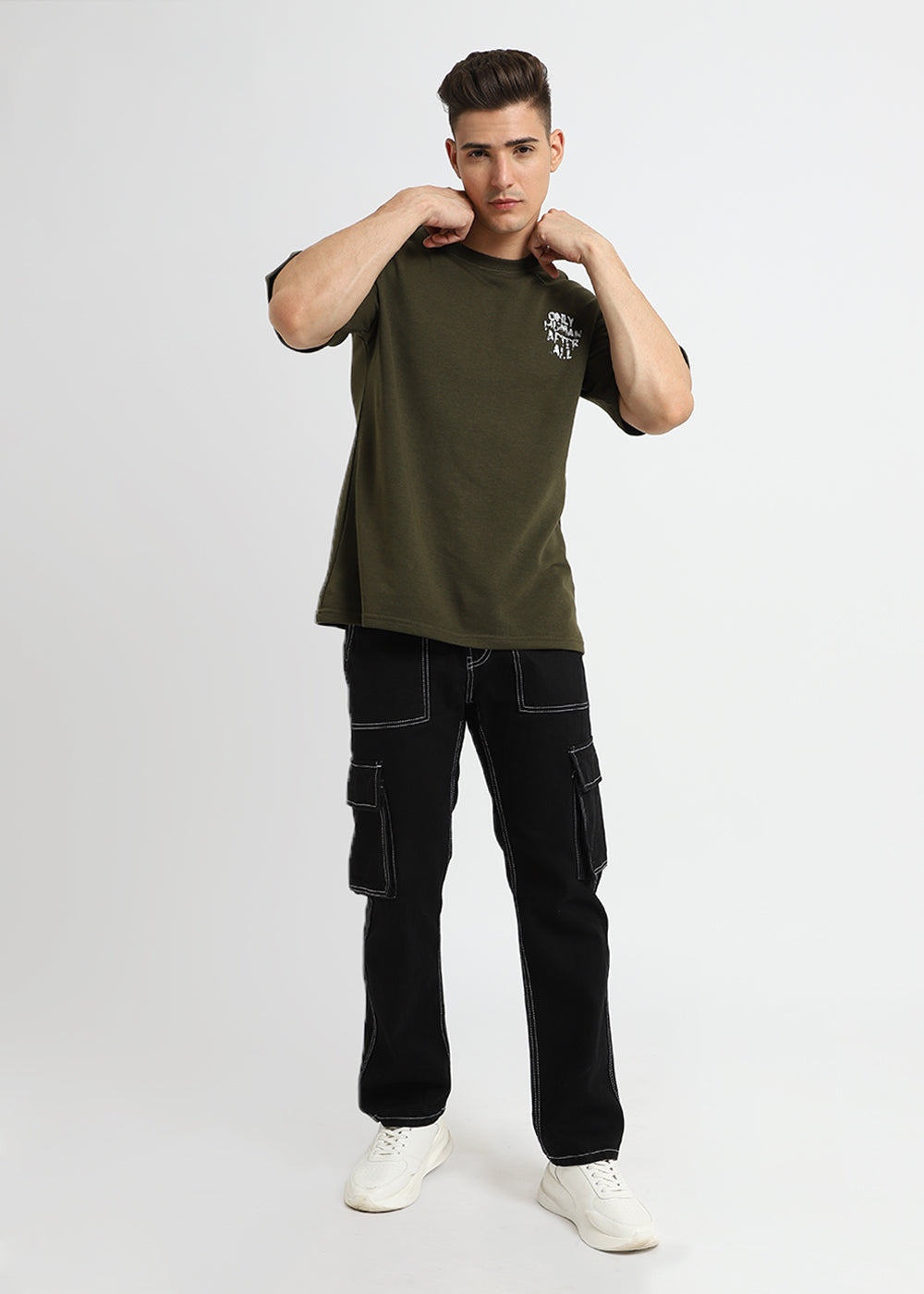 Forest Olive Oversized T-shirt