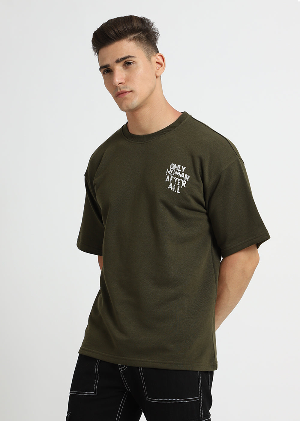 Forest Olive Oversized T-shirt