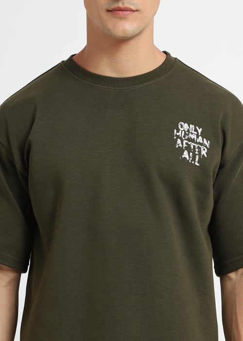 Forest Olive Oversized T-shirt