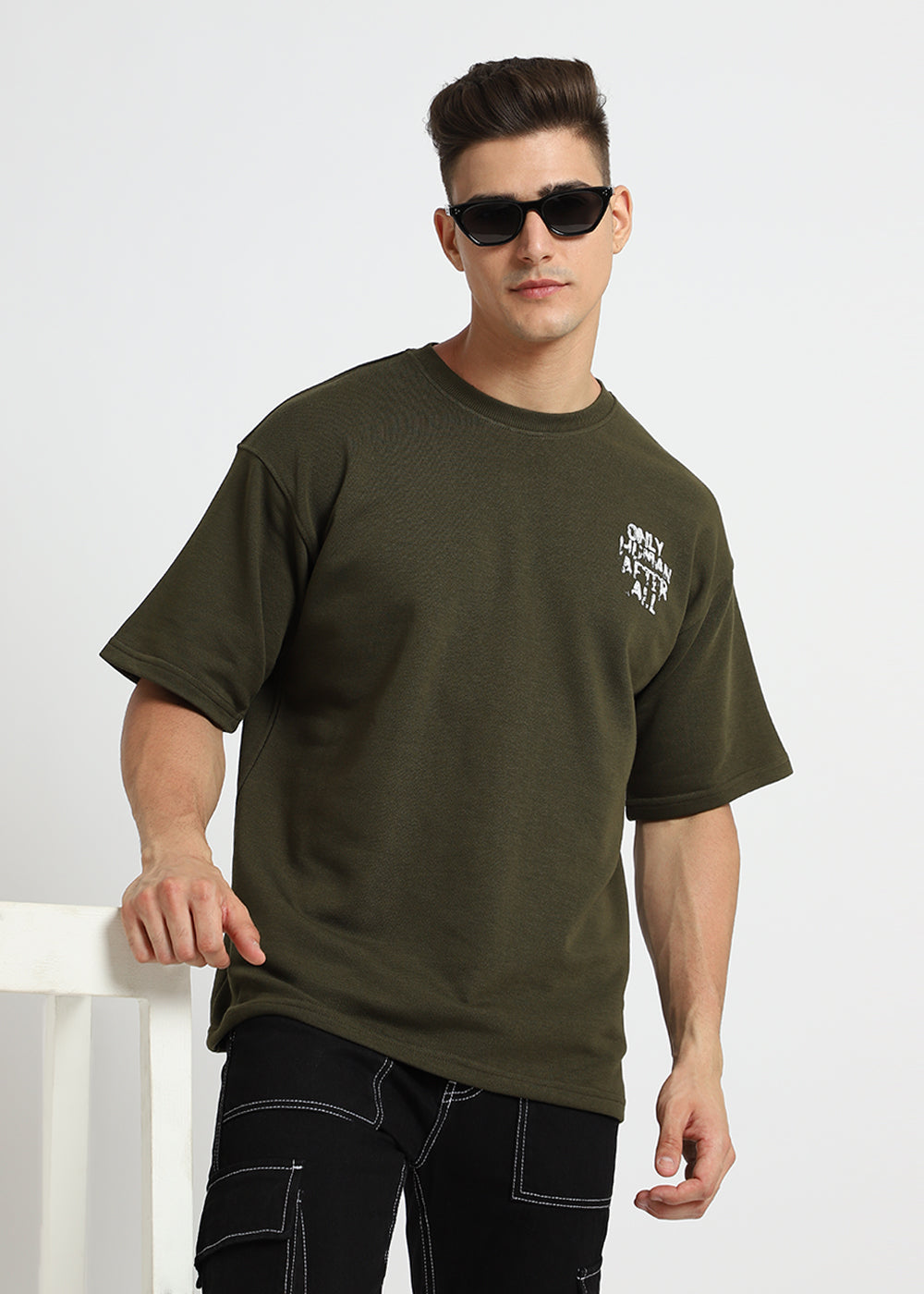 Forest Olive Oversized T-shirt